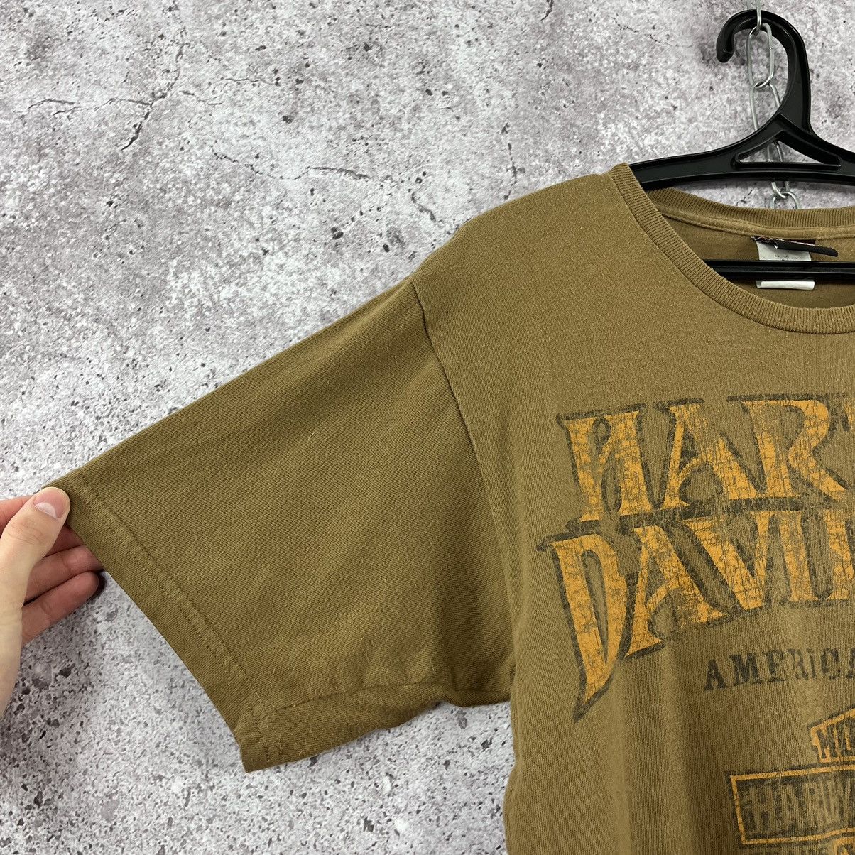Harley Davidson Harley Davidson Vintage 2009 Tee Big Logo Brown Size M Size US M / EU 48-50 / 2 - 2 Thumbnail