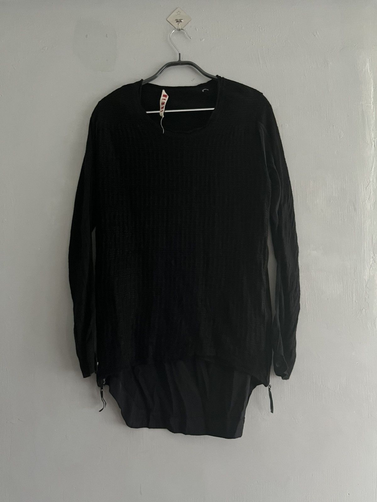 Marni Marni Mixed Knit and Cotton With Side Zip Size US XXS / EU 40 - 1 Thumbnail