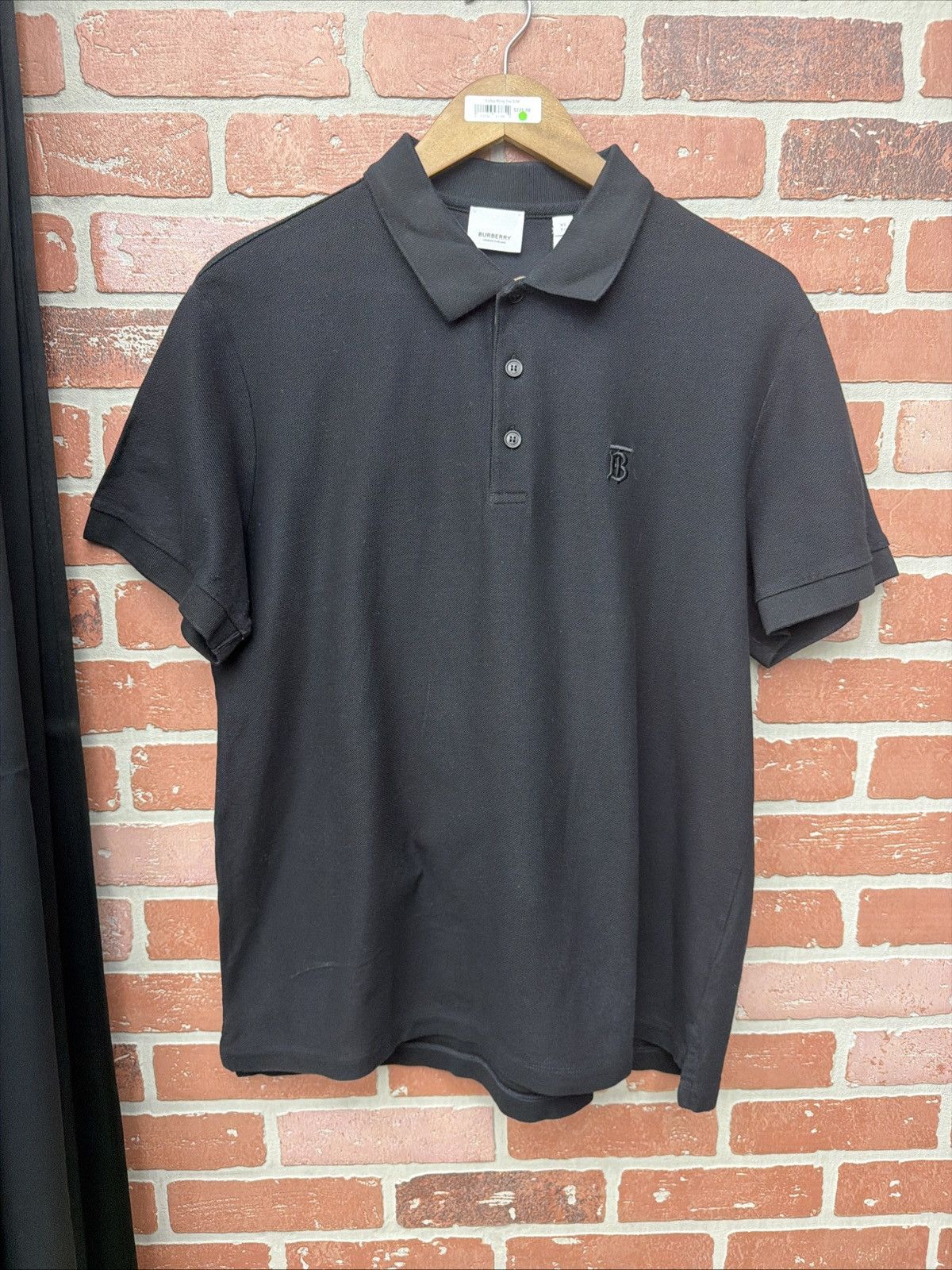 Burberry Burberry London England Men's Polo Shirt Sleeve Black Size US XL / EU 56 / 4 - 1 Thumbnail