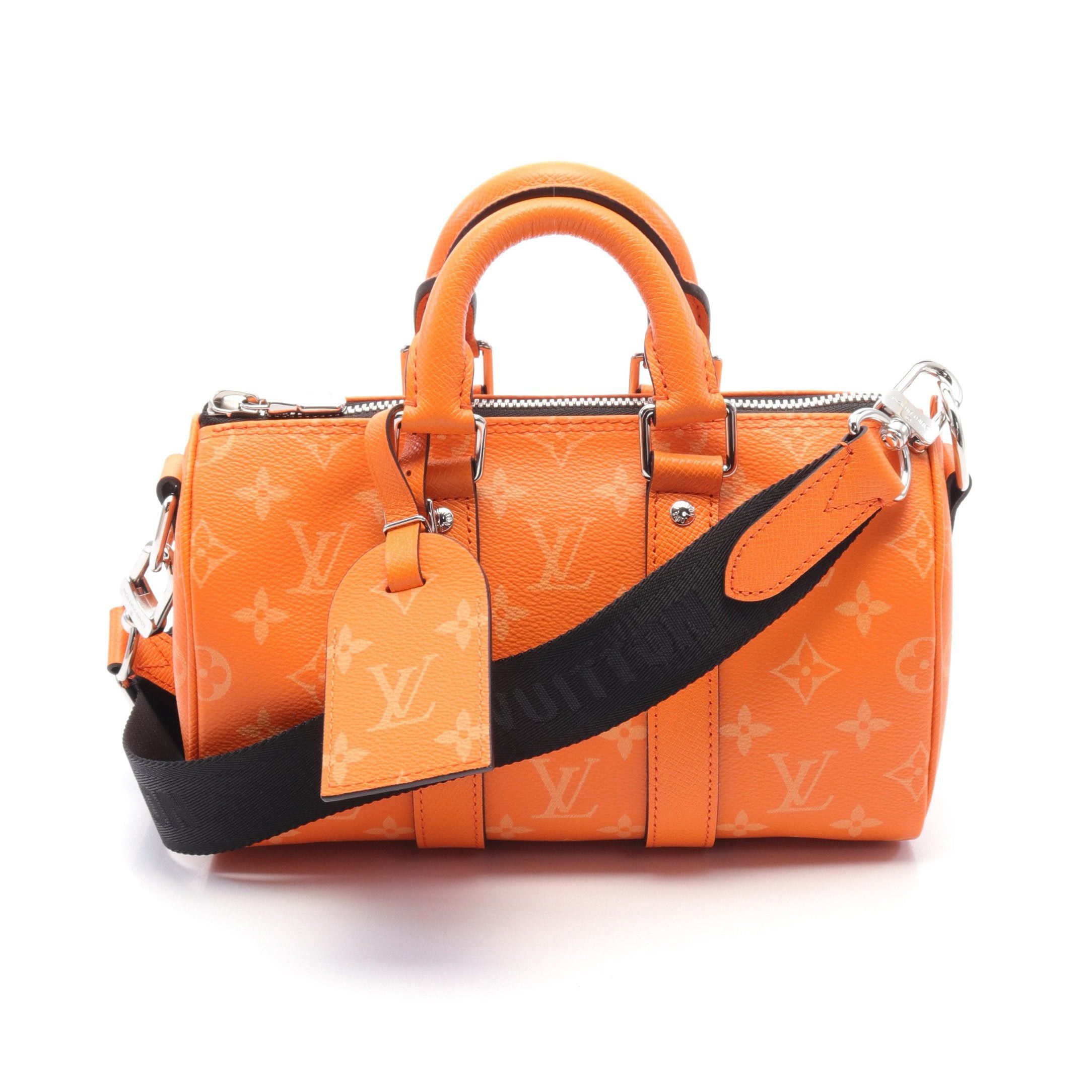 Louis Vuitton Louis Vuitton Keepall 25 Taigarama Handbag Orange Size ONE SIZE - 1 Thumbnail