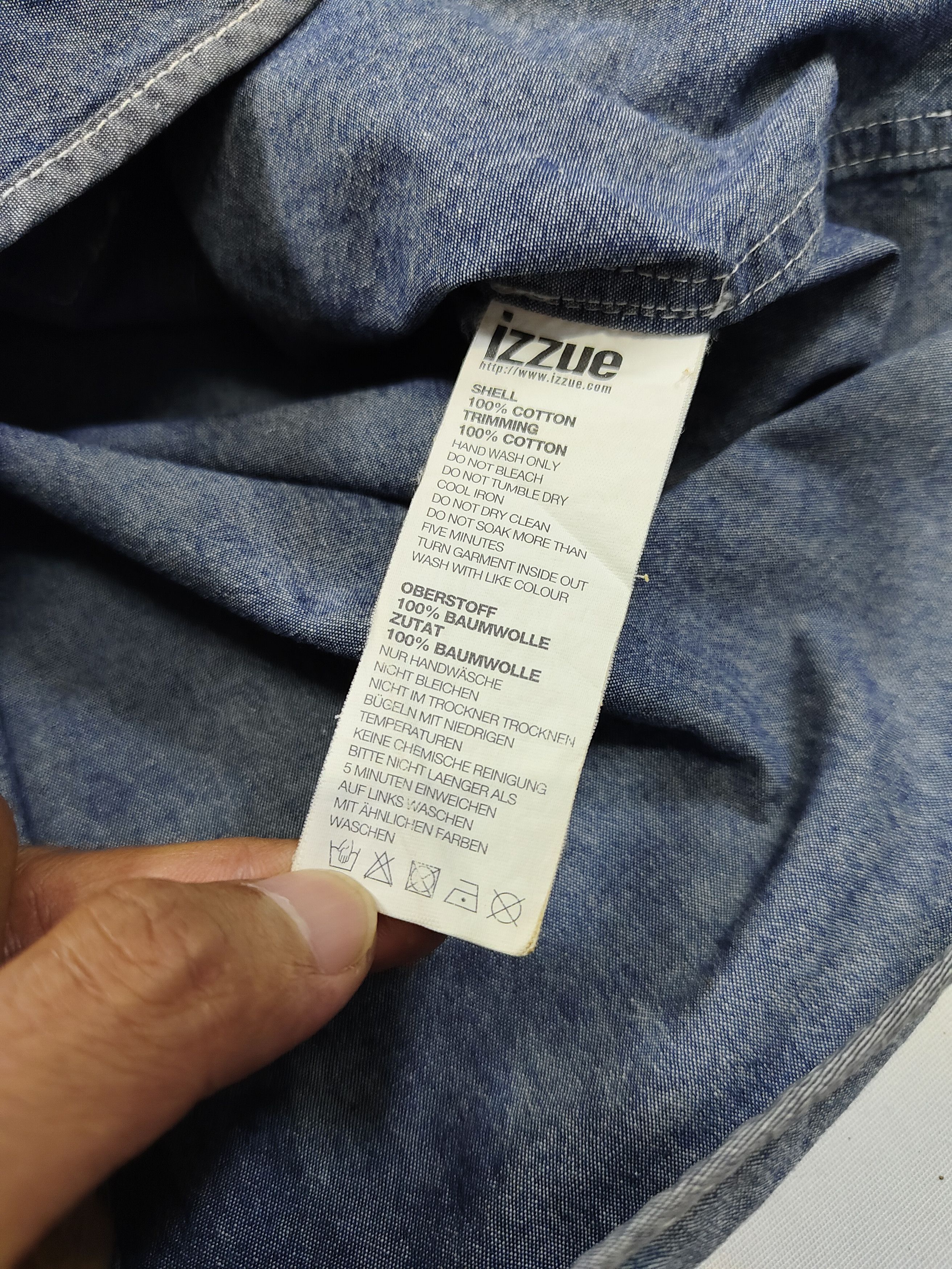 izzue Izzue 🇯🇵 Paisley Pacthwork Yoke Denim Western Shirt Size US S / EU 44-46 / 1 - 9 Thumbnail