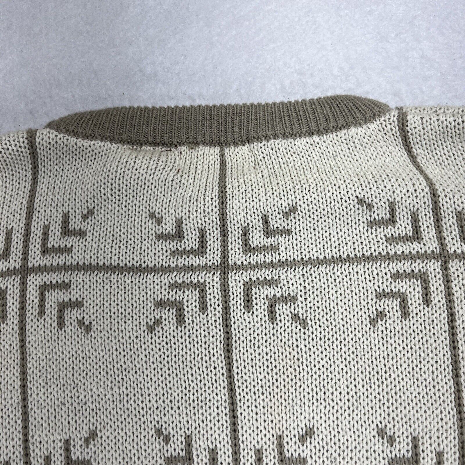 Other Vintage St. Stephen Maison Blanche Large Beige Sweater Size US L / EU 52-54 / 3 - 7 Thumbnail