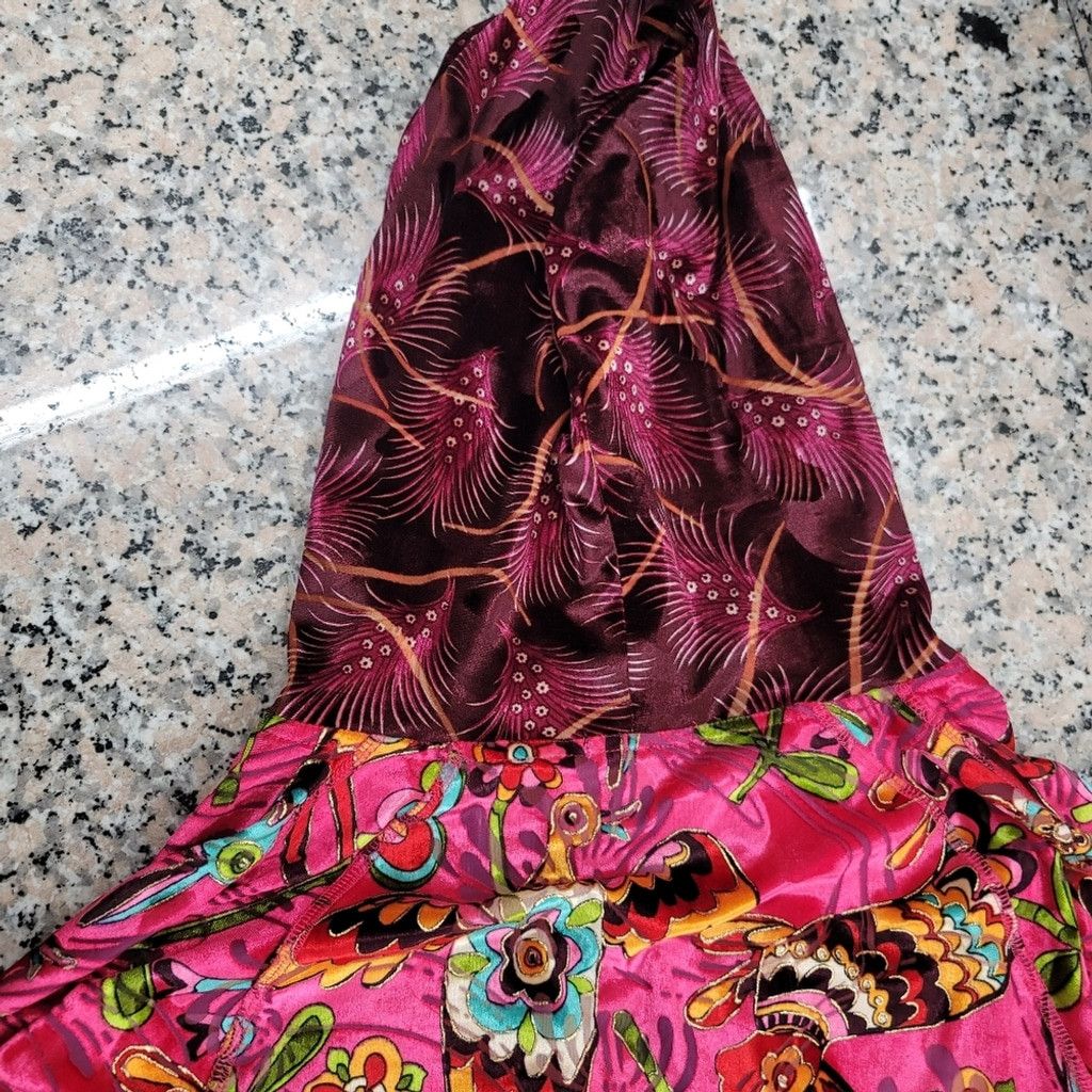 Custo Barcelona NWOT Custo Barcelona 3/4 Sleeve Hot Pink Velvet Hoodie Size S / US 4 / IT 40 - 12 Thumbnail