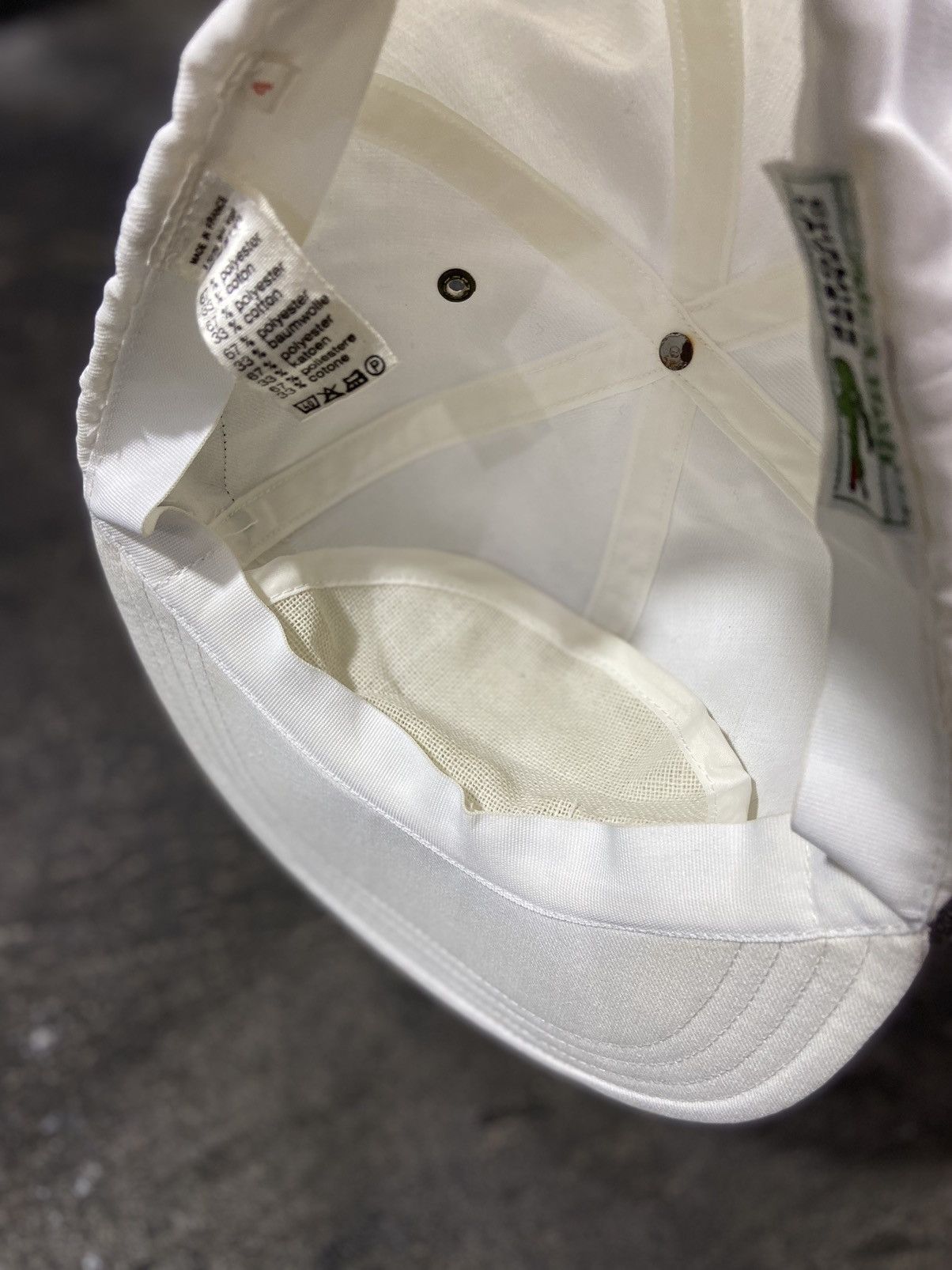 Lacoste × Vintage Vintage Lacoste Unstructured Cap Made In France Size ONE SIZE - 7 Thumbnail