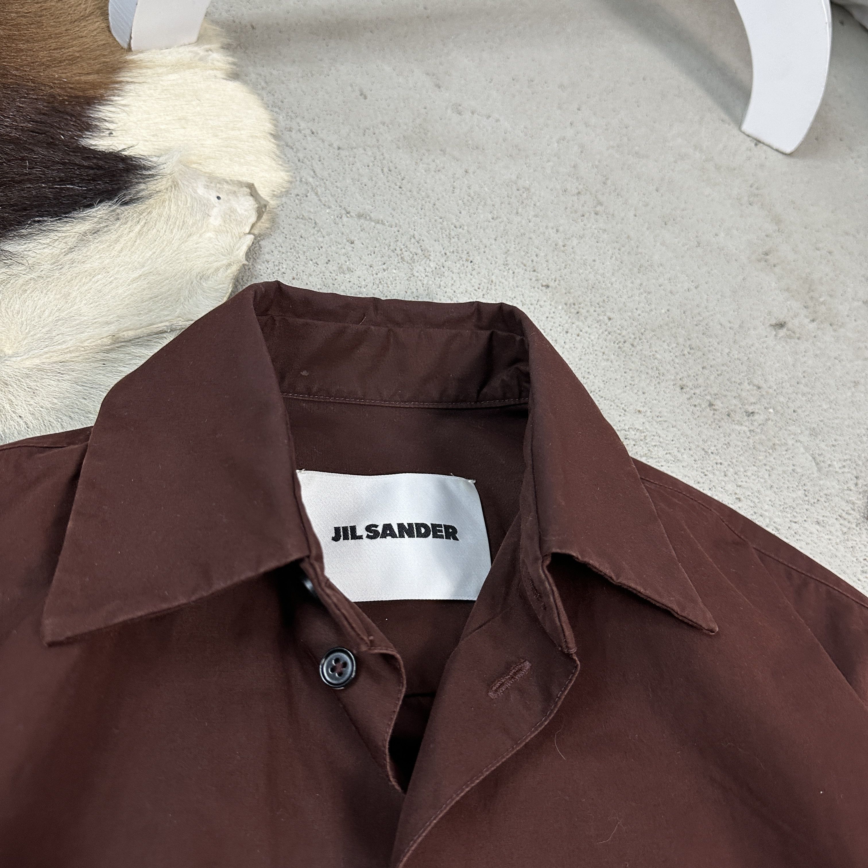 Other Vintage Casual Y2K Brown Jil Sander Buttons Up Shirt Size US S / EU 44-46 / 1 - 2 Thumbnail