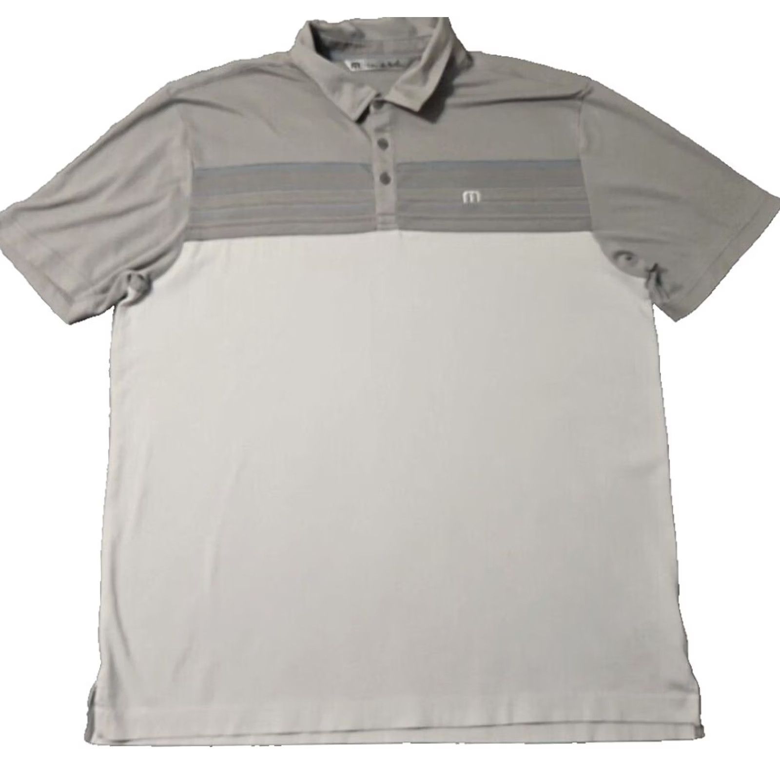 TravisMathew Travis Mathew Shirt Mens XL White Men Size Short Sleeve Polo Collared Logo Golf Size US XL / EU 56 / 4 - 2 Thumbnail