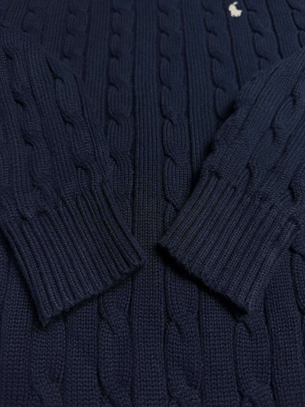Polo Ralph Lauren Polo Ralph Lauren Crewneck Cable Knit Sweater size L Size L / US 10 / IT 46 - 6 Thumbnail