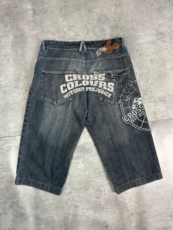 Cross Colours × Vintage Jorts Cross Swag Y2K Streetwear Shorts Size US 34 / EU 50 - 1 Thumbnail