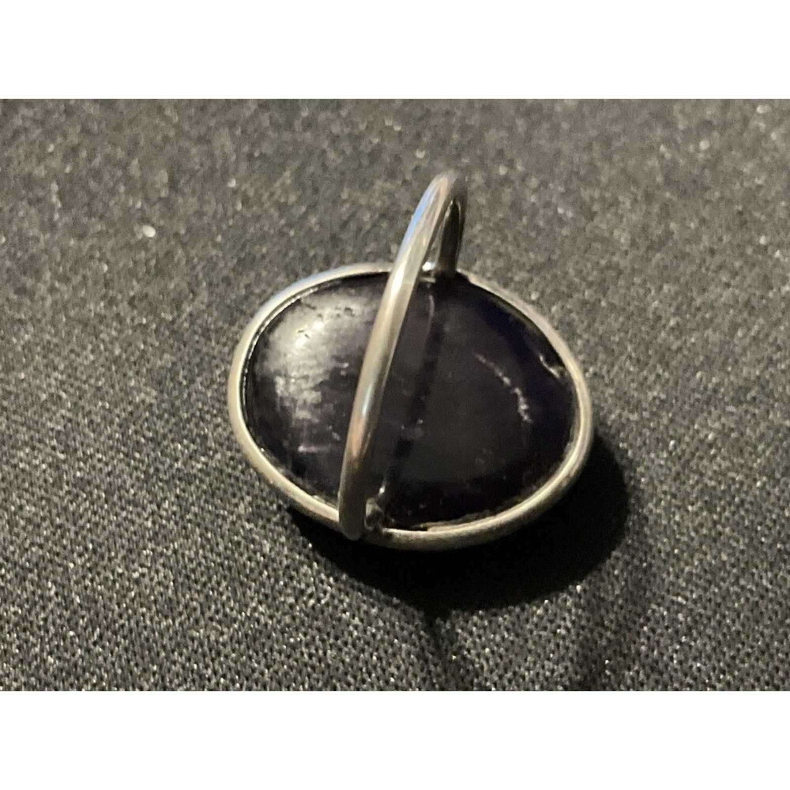 Other 925 Vintage Amethyst Cabachon Ring Size 5 Size ONE SIZE - 6 Thumbnail