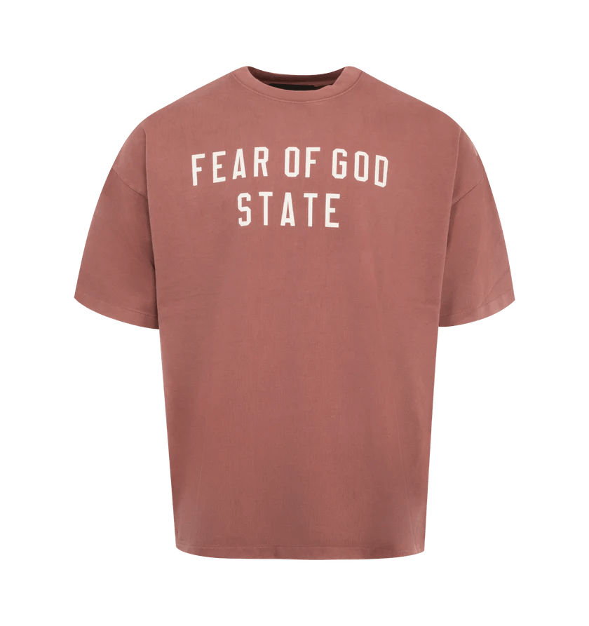Fear of God o1h1sh11224 Heavy State T-Shirt in Crimson Size US XS / EU 42 / 0 - 1 Thumbnail