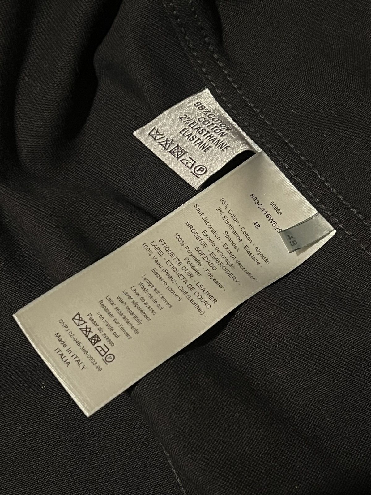 Dior Dior Flame Logo Denim Jacket Size M Size US M / EU 48-50 / 2 - 11 Thumbnail