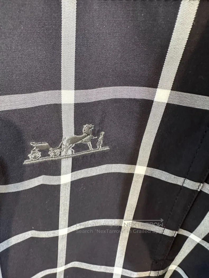 Hermes Hermes Black and White Checkered Jacket Size XS / US 0-2 / IT 36-38 - 2 Thumbnail