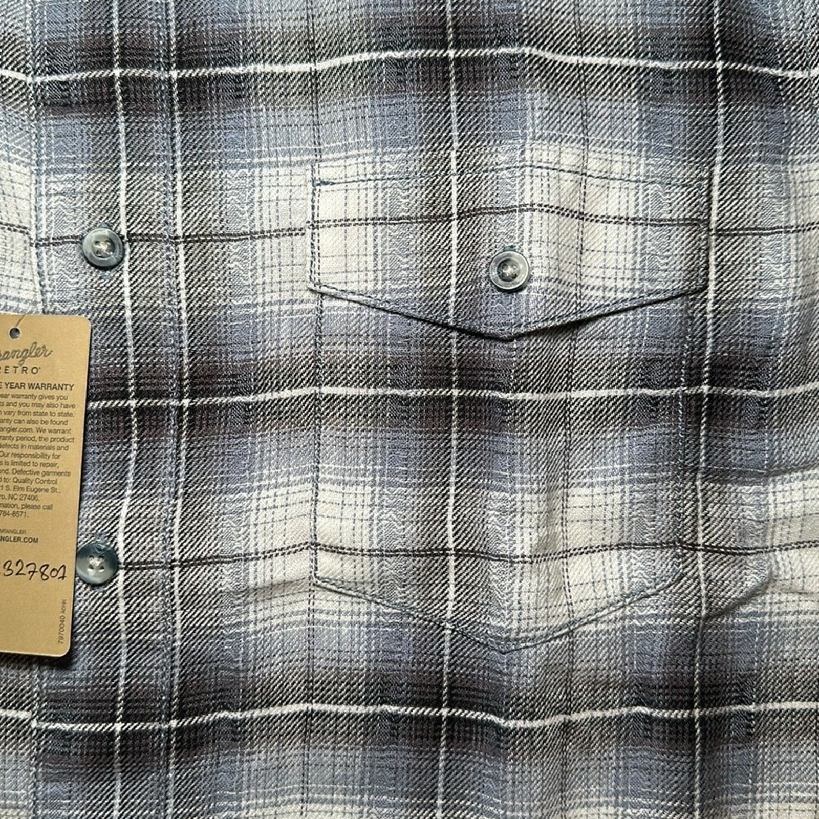 Wrangler Wrangler Retro Premium Western Linen Flannel - M Size US M / EU 48-50 / 2 - 5 Thumbnail