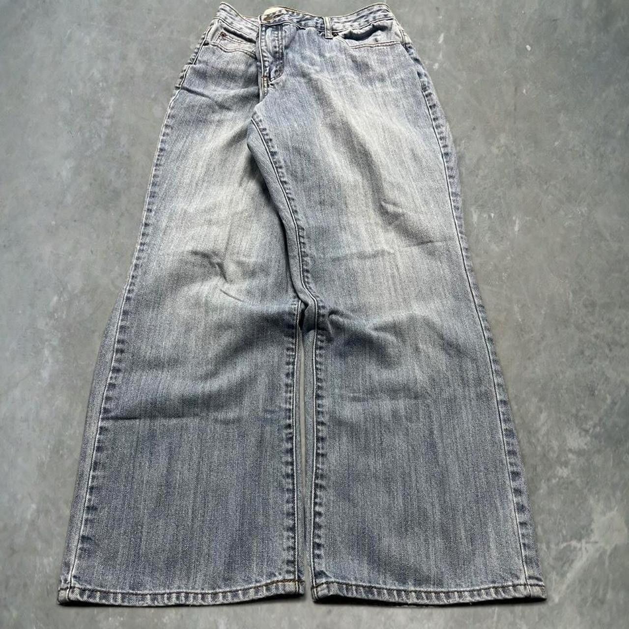 Vintage Crazy Vintage Y2K/2000s Baggy Bootcut Blue Light wash Denim Jeans! Size US 36 / EU 52 - 3 Thumbnail