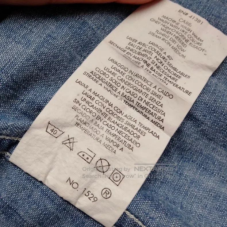 RRL Ralph Lauren RRL Ralph Lauren Western embroidery floral denim shirt Size US M / EU 48-50 / 2 - 7 Thumbnail