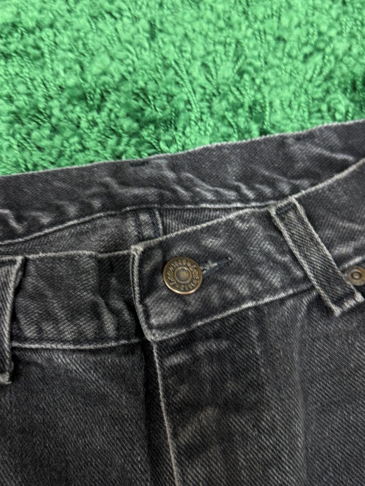 Lee Vintage Distressed Lee Denim Jeans Black / Grey Sz. 34 Size US 34 / EU 50 - 5 Thumbnail
