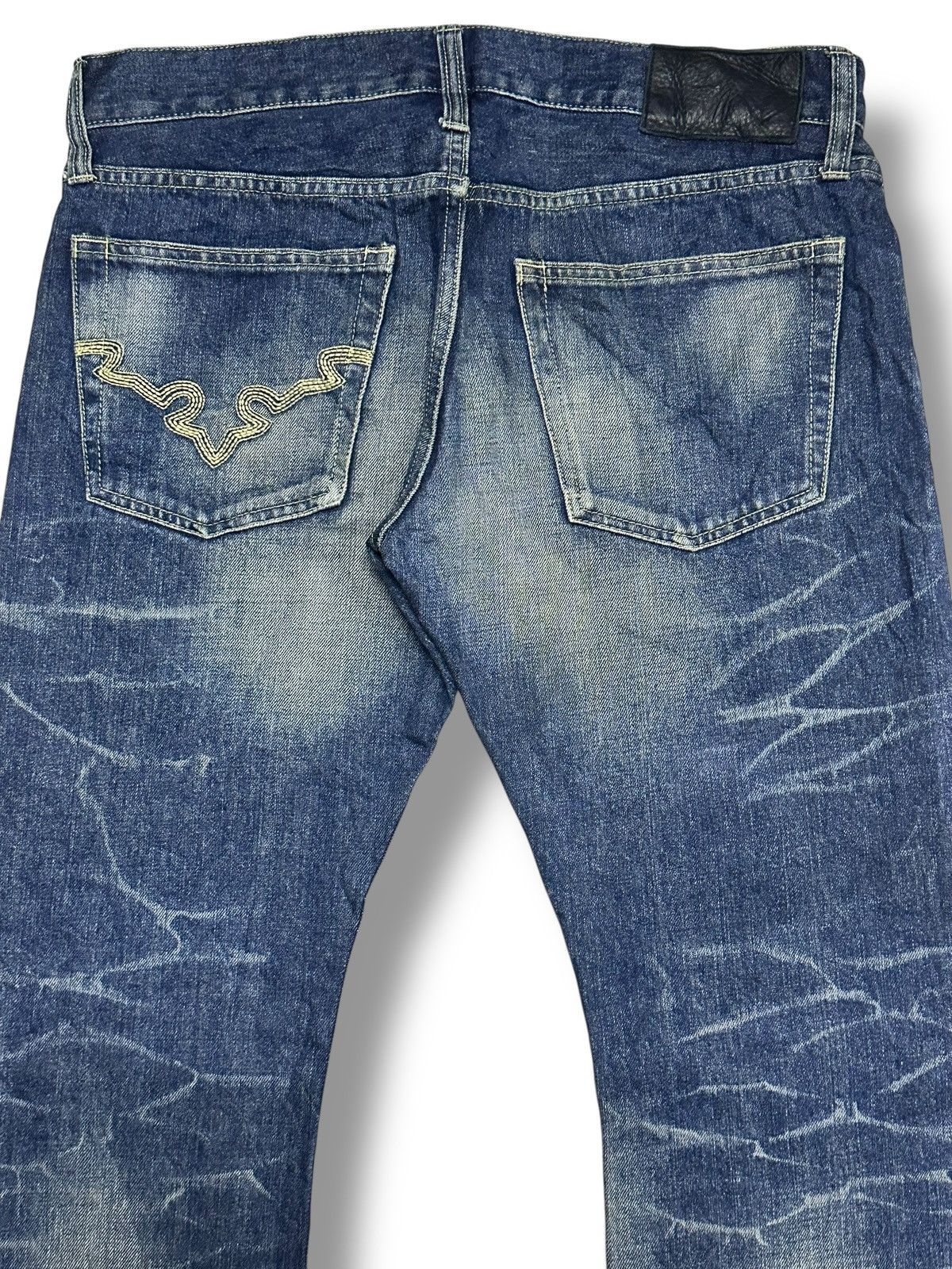 Japanese Brand 💥Cook Jeans 25th Anniversary Rare Release, Thunder💥 Size US 34 / EU 50 - 6 Thumbnail