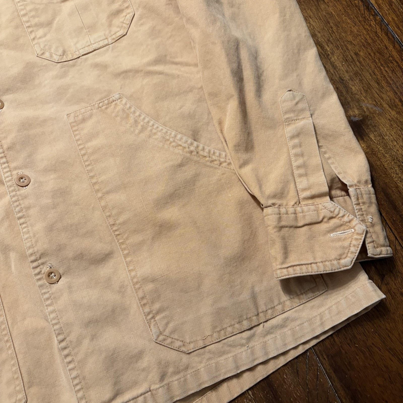 Vintage Duncans Jacket 50 Beige Cotton Canvas Workwear Chore Field Size US M / EU 48-50 / 2 - 4 Thumbnail