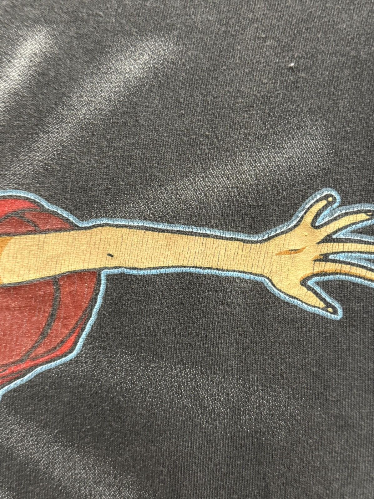 Anime Thrashed Vintage 80s Akira Animated Cyberpunk Sun Faded Tee Size US M / EU 48-50 / 2 - 4 Thumbnail