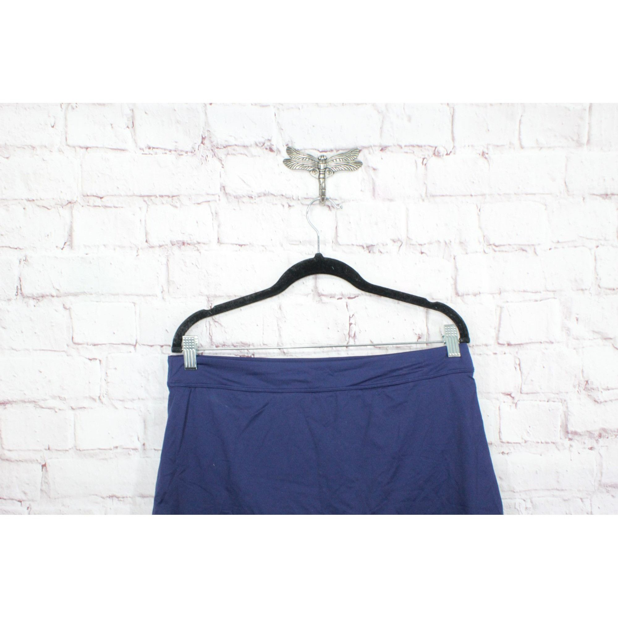 L.L. Bean LL Bean Women's New Current Ruched Swim Skort Size 34" / US 12 / IT 48 - 4 Thumbnail