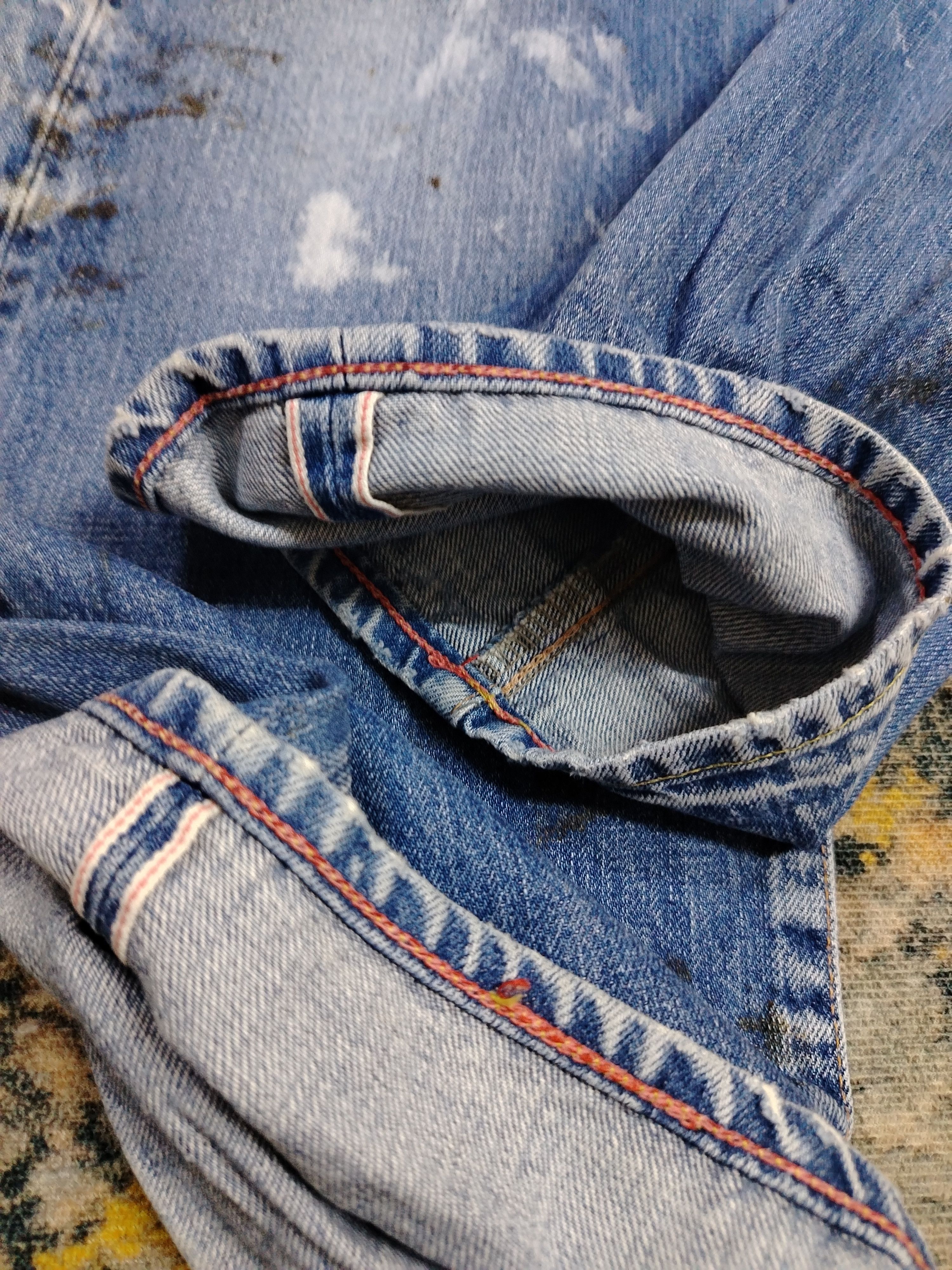 Japanese Brand Soul Of freedom selvedge Distressed Jeans Size US 34 / EU 50 - 9 Thumbnail