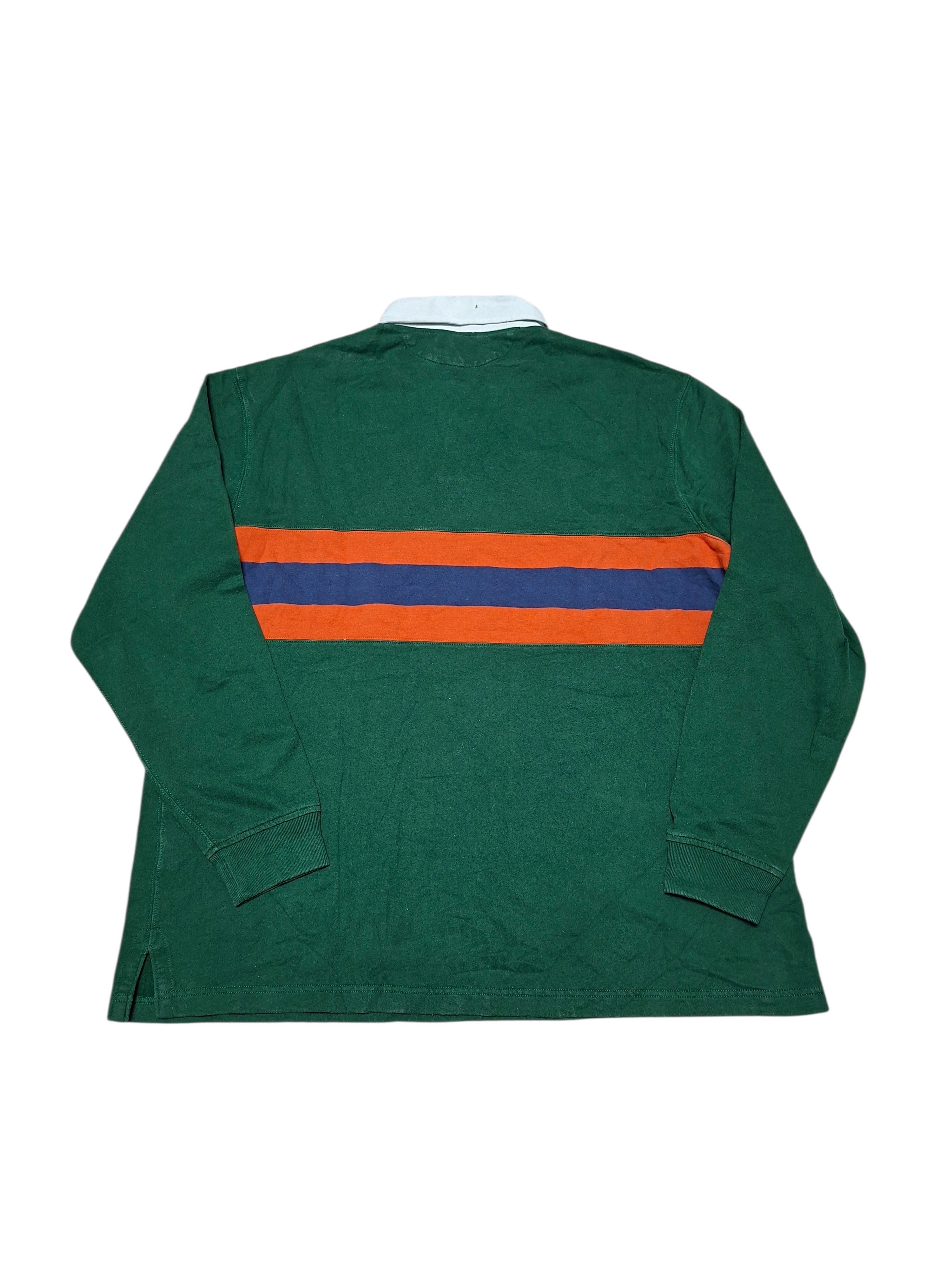 Polo Ralph Lauren POLO RALPH LAUREN VINTAGE LUXURY STRIPED RUGBY SHIRT Size US XXL / EU 58 / 5 - 3 Thumbnail