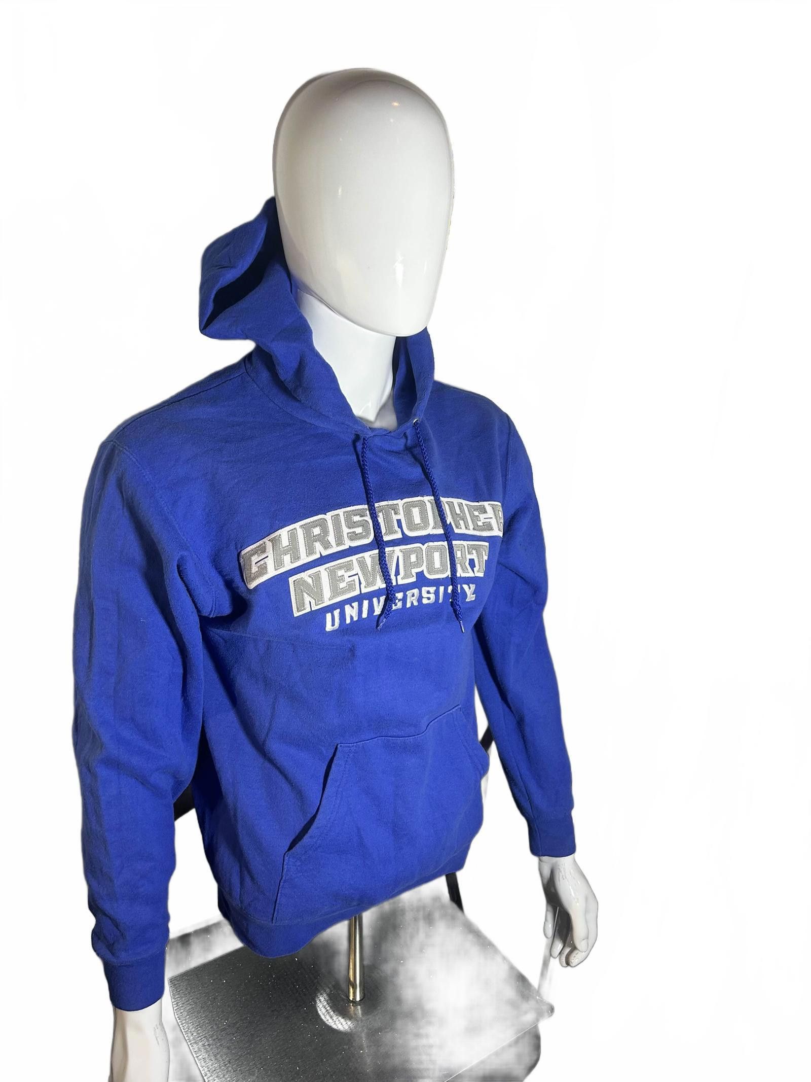 Champion Vintage Champion Christopher Newport Hoodie M Blue Size US M / EU 48-50 / 2 - 2 Thumbnail