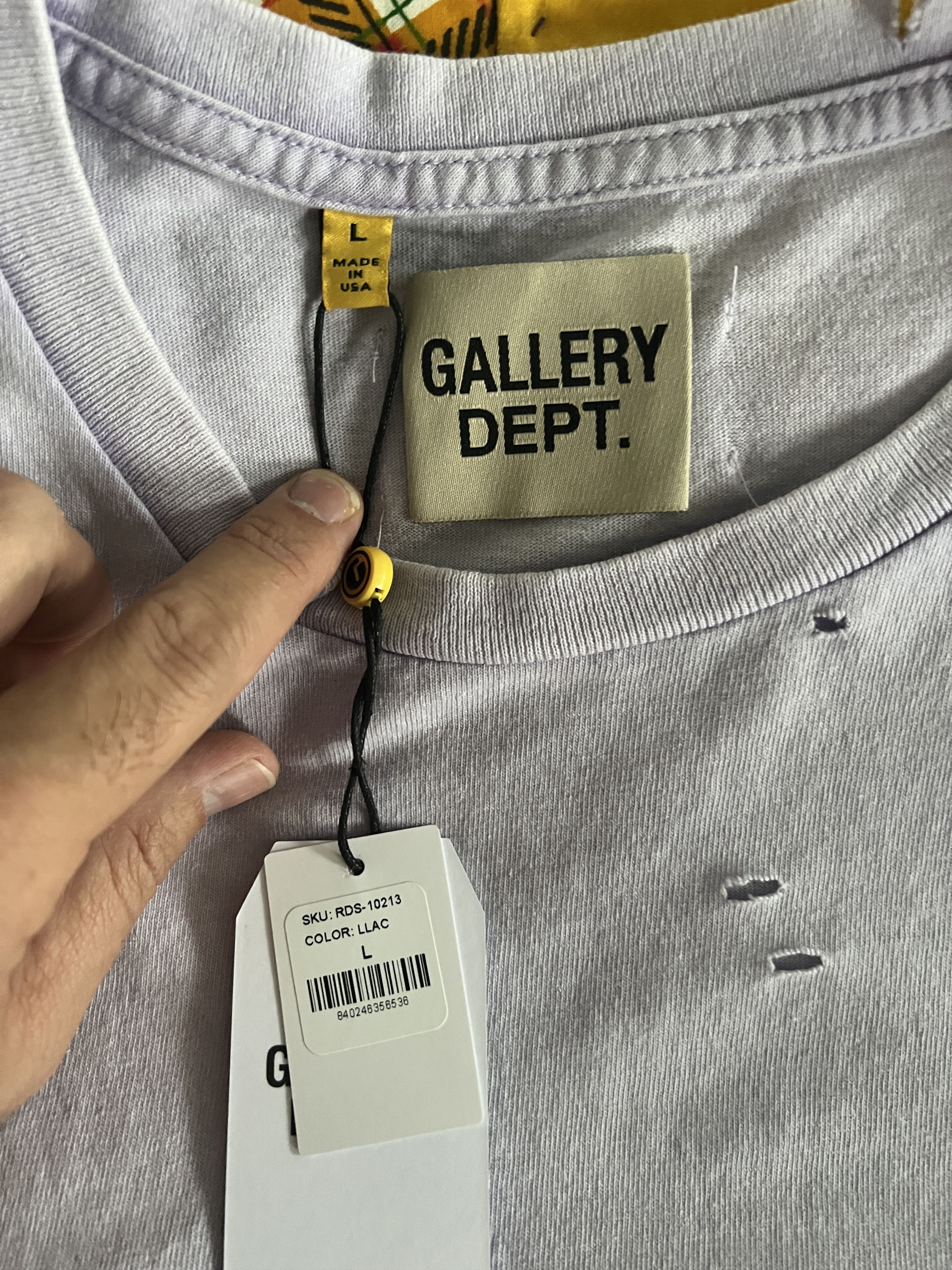 Gallery Dept. L | *SOLD OUT* Gallery Dept. Retouche Damaged Souvenir Tee Size US L / EU 52-54 / 3 - 5 Thumbnail