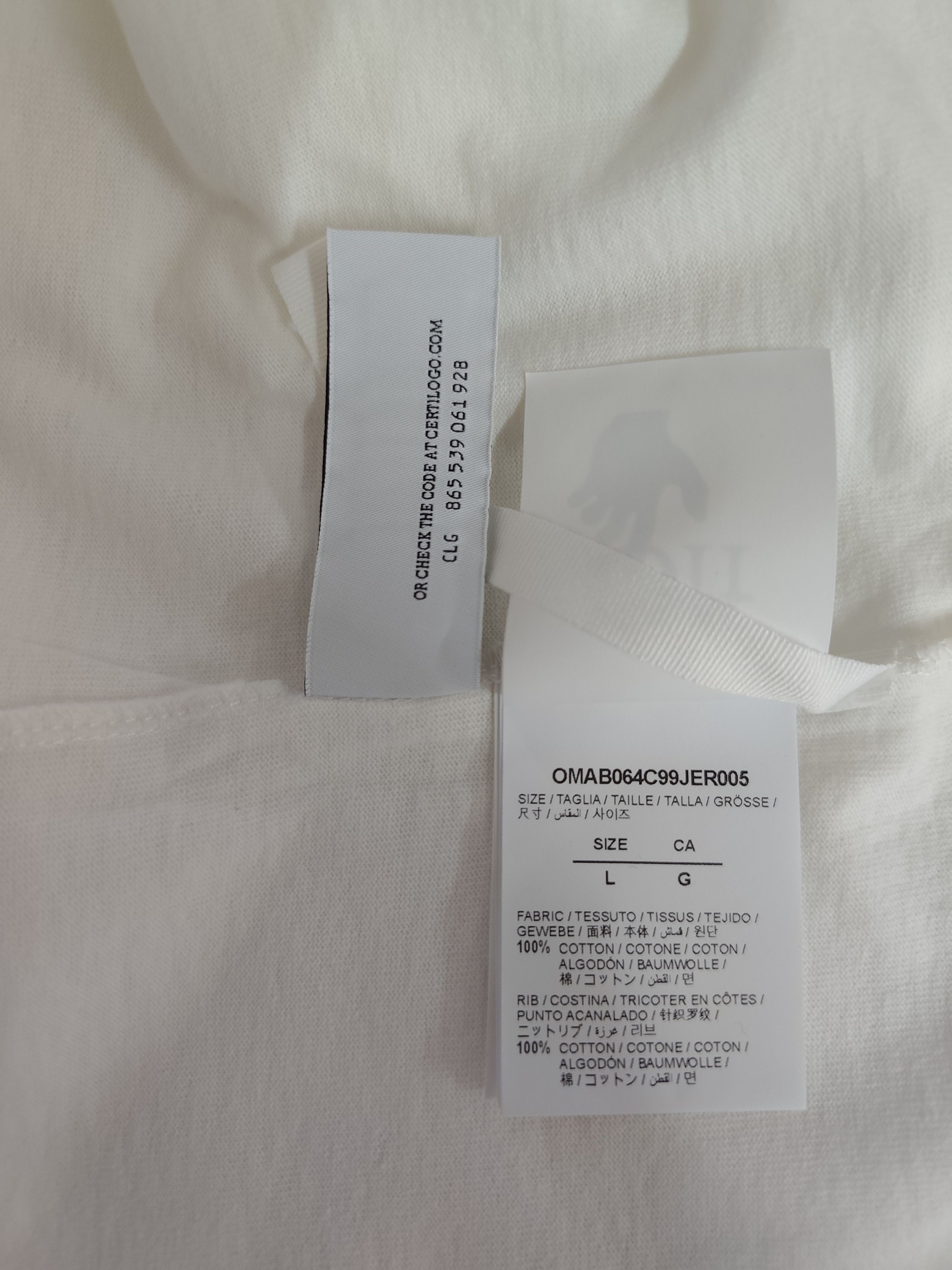 Off-White Off-White "Caravaggio Saint Jerome" Size US L / EU 52-54 / 3 - 7 Thumbnail