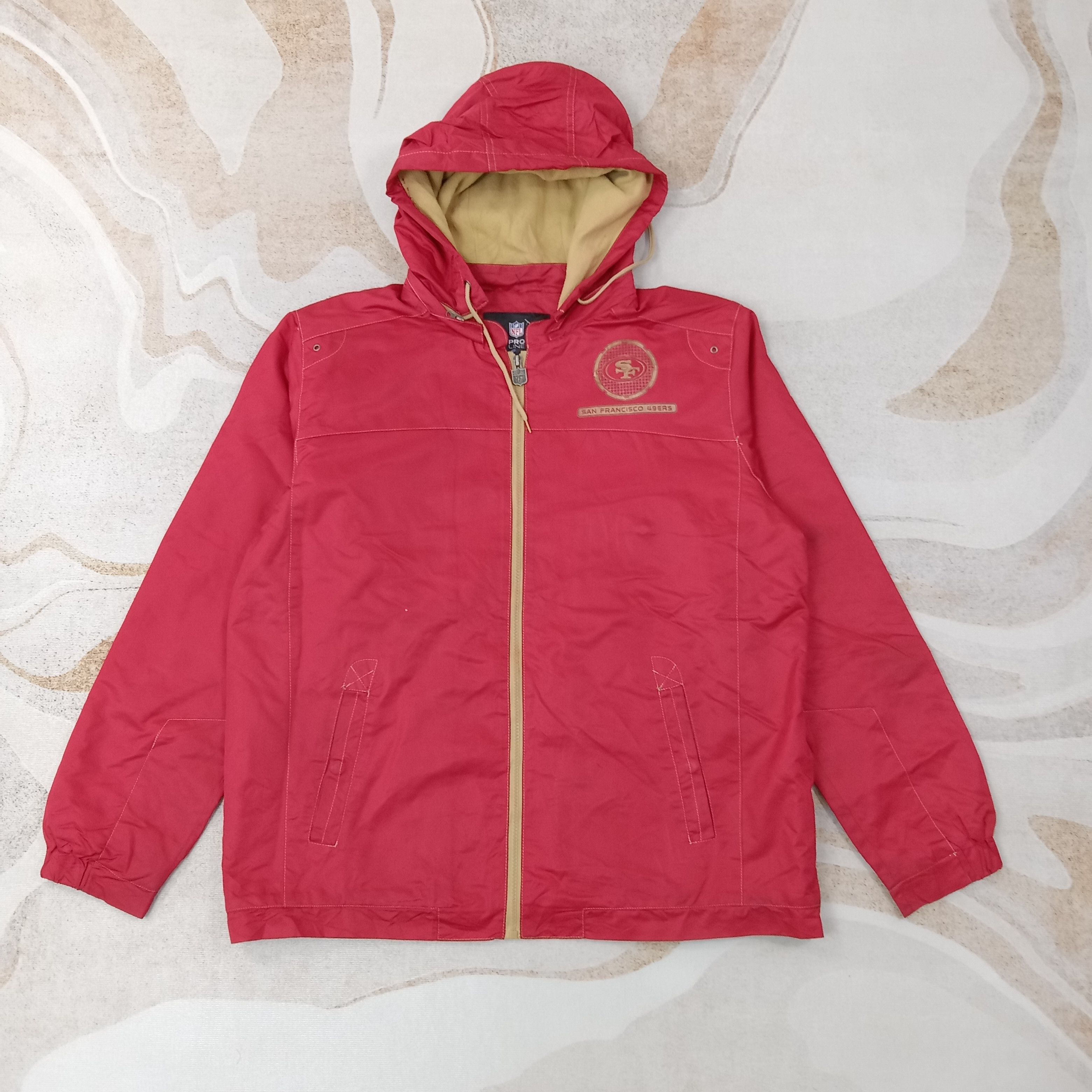 NFL San Francisco 49ers Football Jacket C256N17 Size US L / EU 52-54 / 3 - 3 Thumbnail