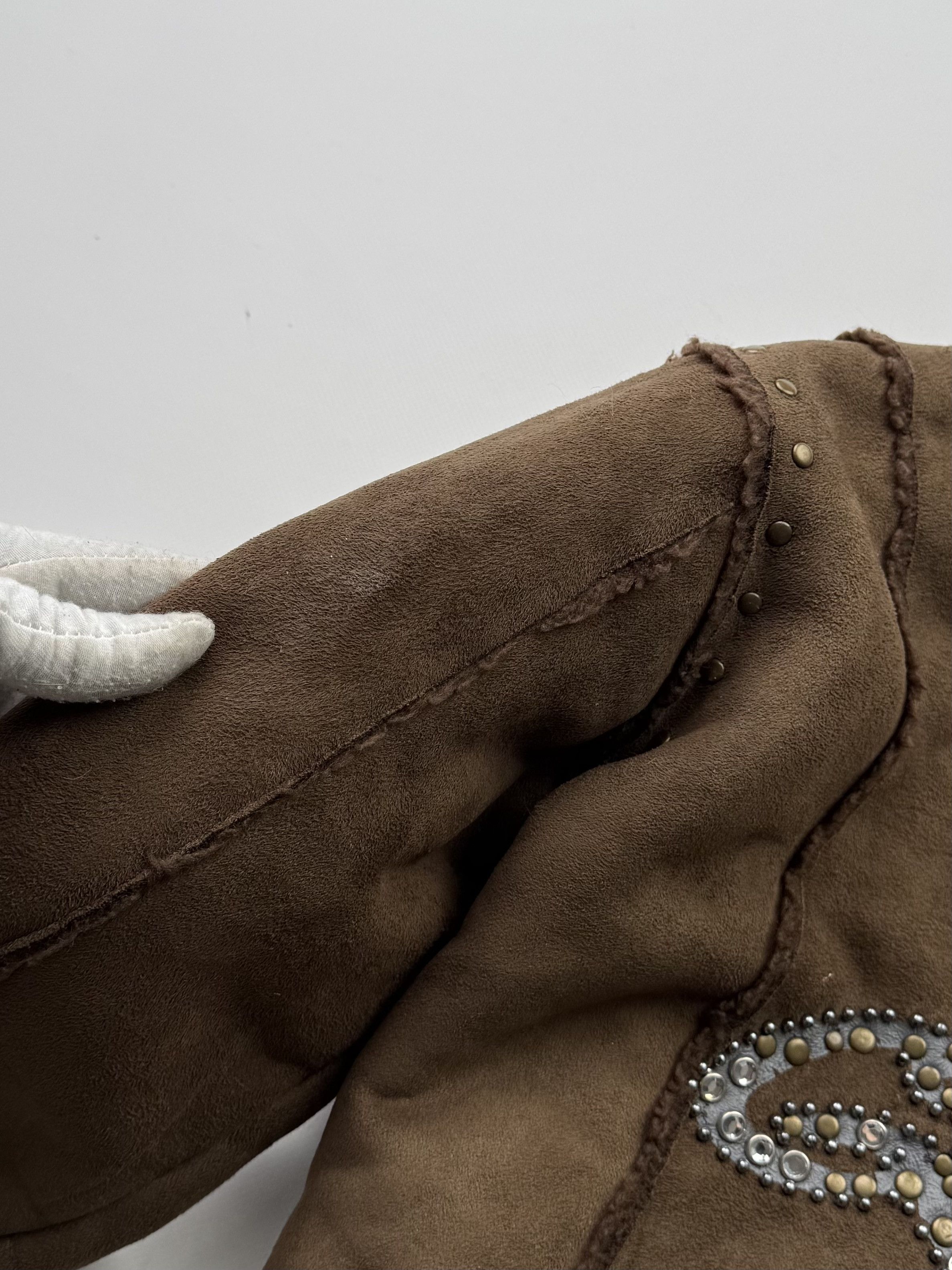Japanese Brand Vintage Faux Sheepskin Cropped Jacket B773(V409)E2 Size S / US 4 / IT 40 - 10 Thumbnail