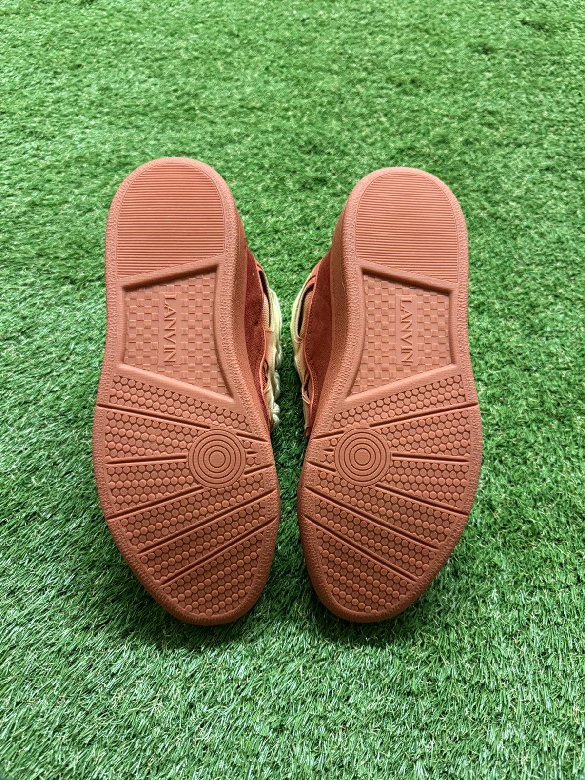 Lanvin Lanvin Curb Sneaker ‘Red Yellow’ Size US 9 / EU 42 - 3 Thumbnail