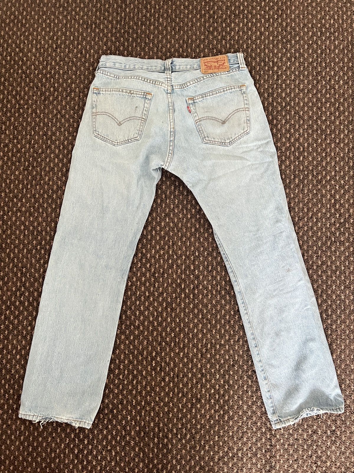 Levi's Levi’s Repaired 501 W32 L29 Size US 32 / EU 48 - 2 Thumbnail