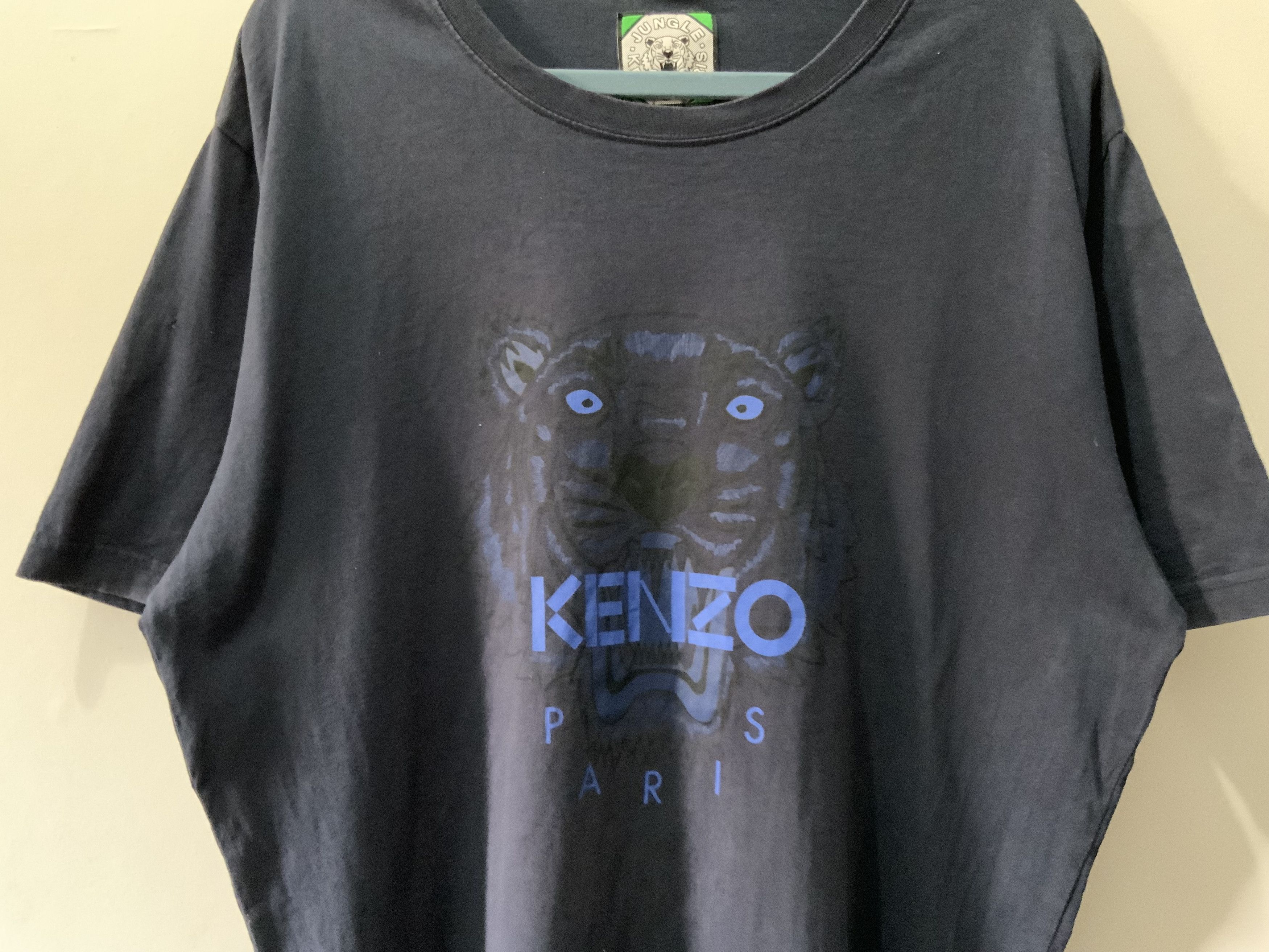 Japanese Brand Jungle Kenzo Paris Indigo Tee Size US XL / EU 56 / 4 - 2 Thumbnail