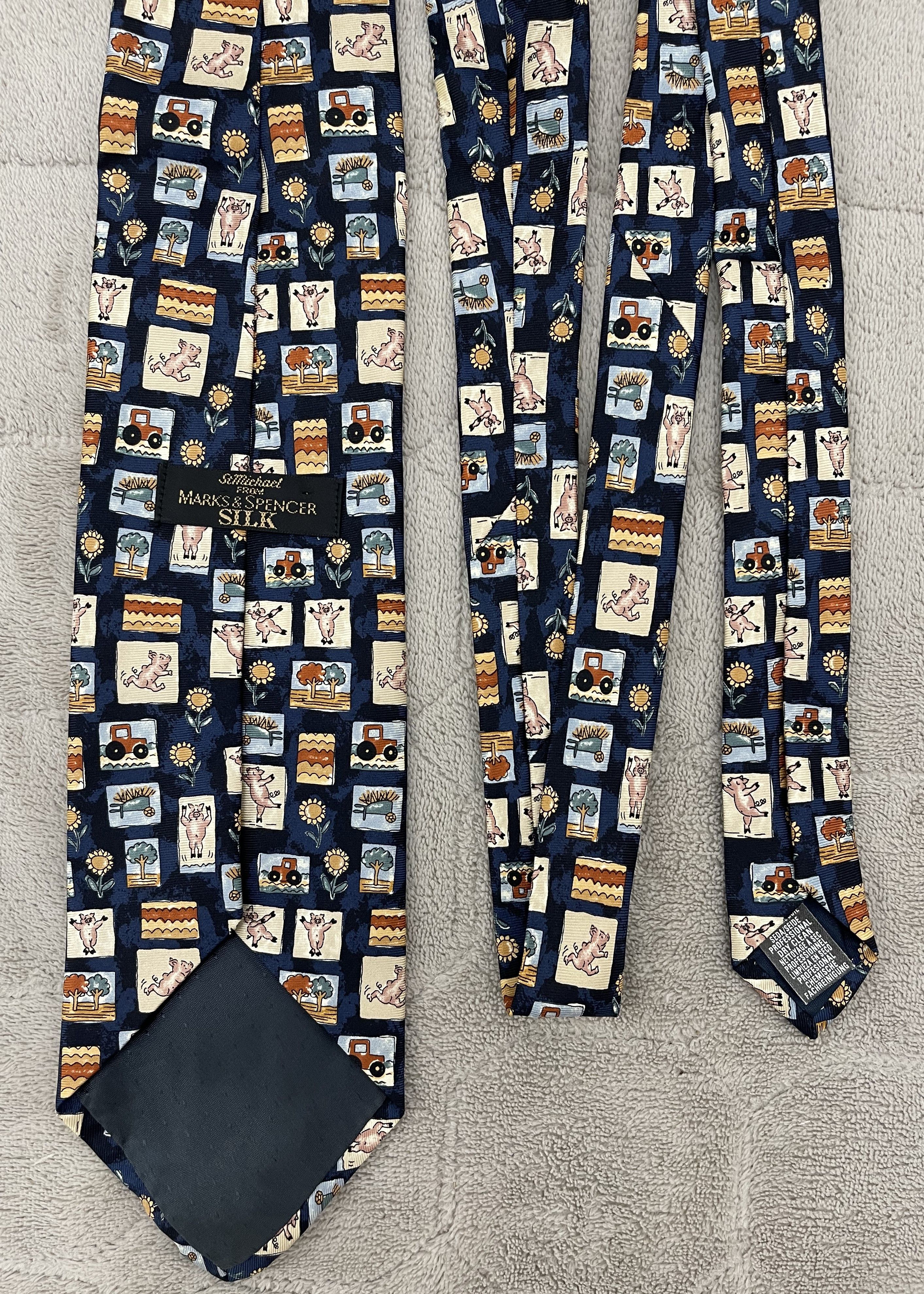 Marks & Spencer × Vintage Marks And Spencer Vintage Tie Size ONE SIZE - 2 Thumbnail