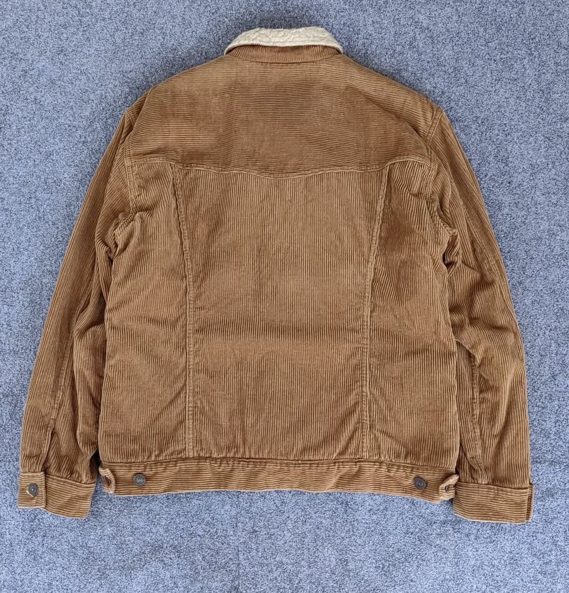 The Flat Head 2000s Flat Head Wool Sherpa Corduroy Trucker Jacket Size US M / EU 48-50 / 2 - 4 Thumbnail