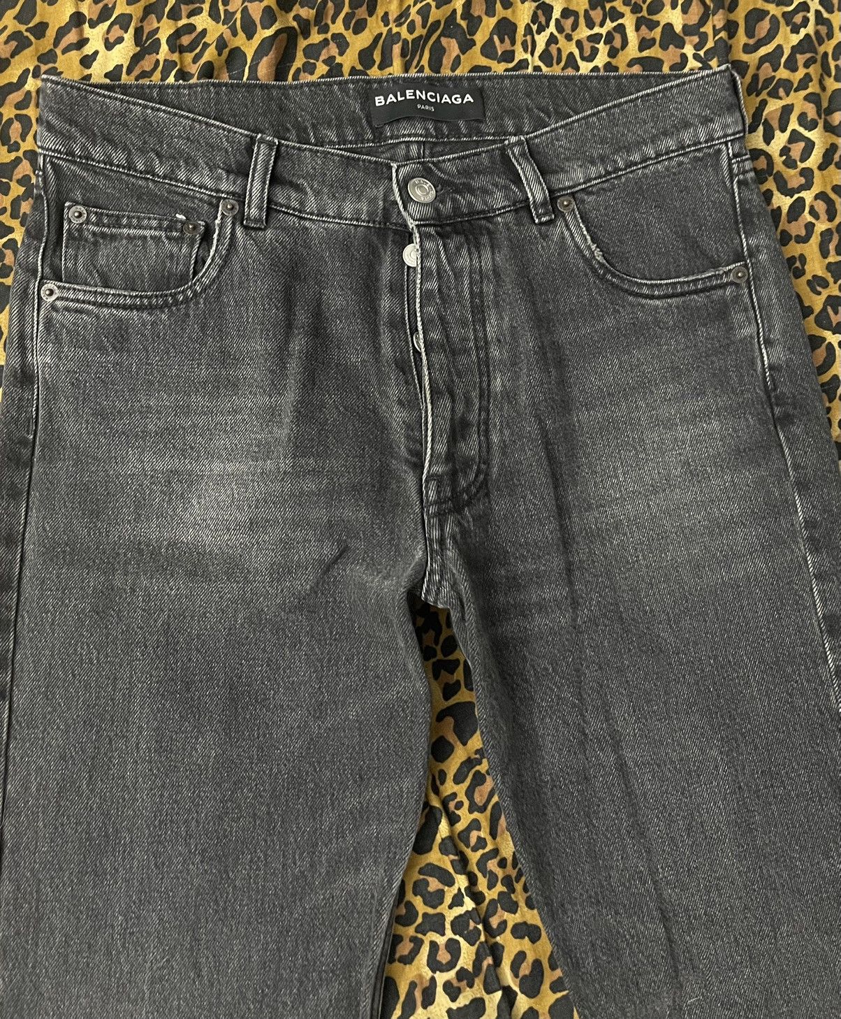 Balenciaga 2017 Balenciaga Straight-leg jeans Size US 29 - 4 Thumbnail