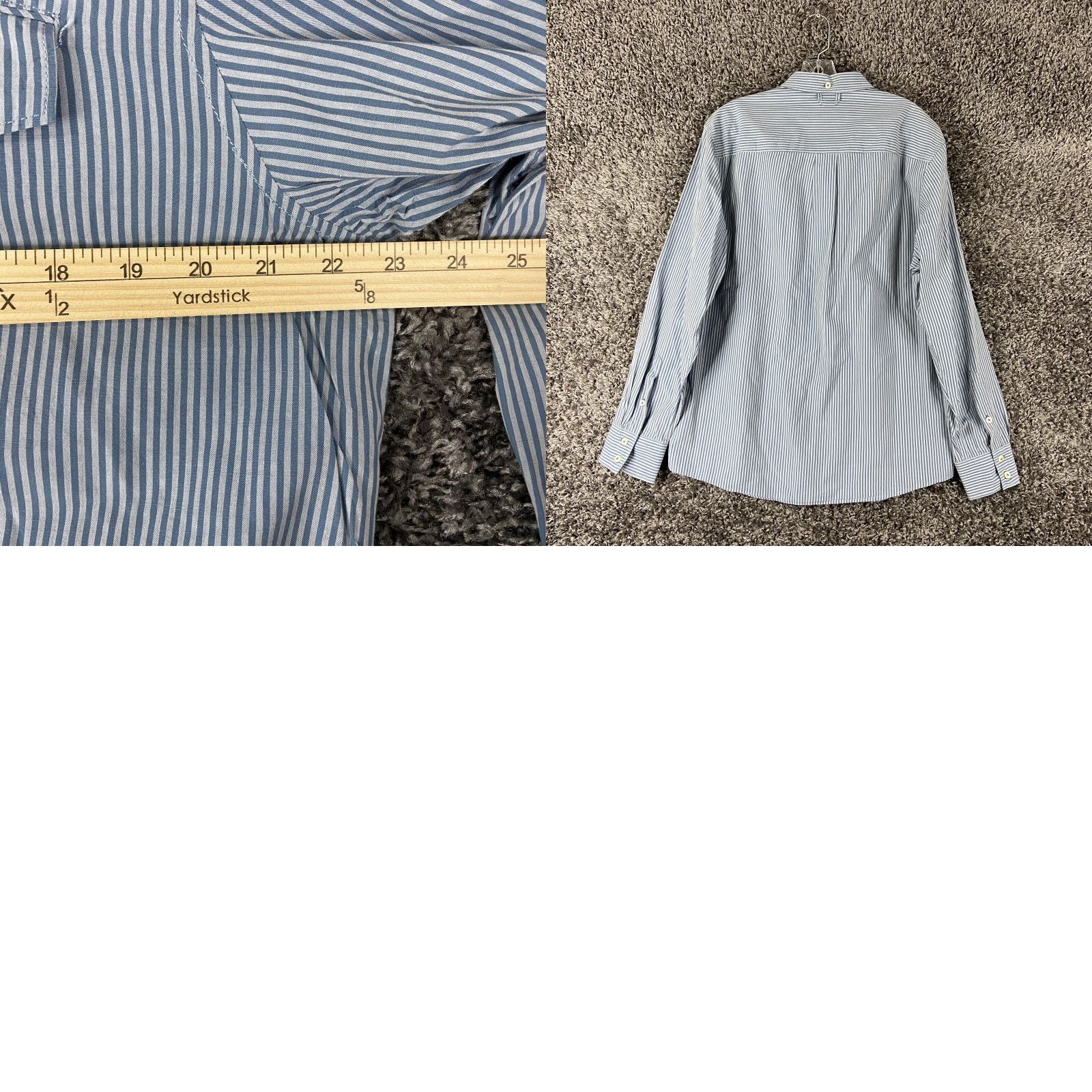 Tommy Bahama VINTAGE? No. Tommy Bahama Shirt Men Long Sleeve L Blue Striped Button-Up Casual Shirt Size US L / EU 52-54 / 3 - 8 Thumbnail