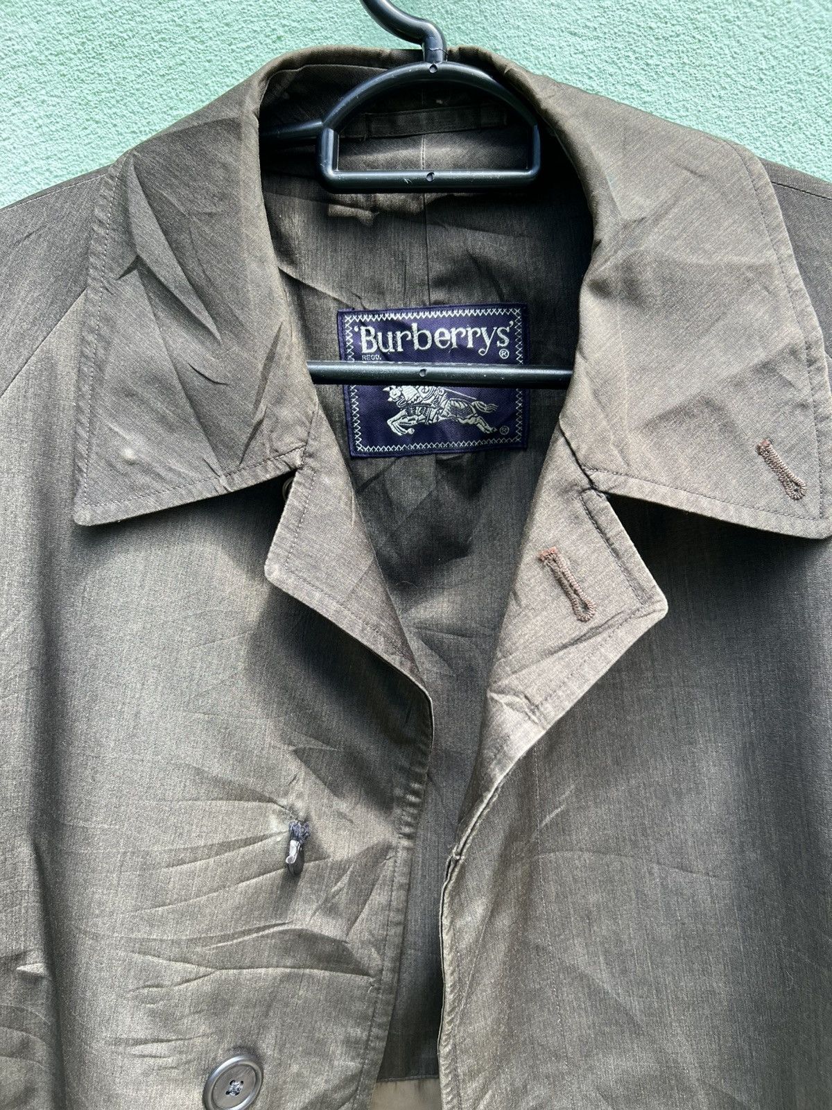 Burberry Vintage Burberrys Of London Trench Coat Mac Jacket Size US M / EU 48-50 / 2 - 7 Thumbnail