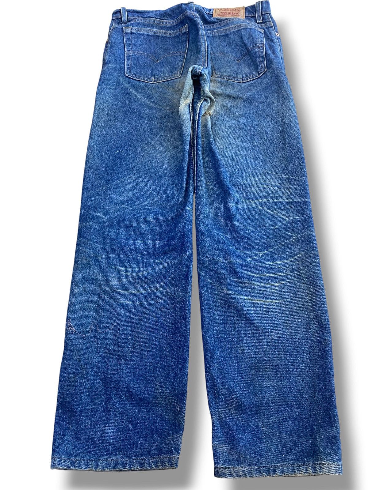 Levi's Vintage Levi’s Acid Blue Wash Style Loose Jeans Size US 32 / EU 48 - 3 Thumbnail