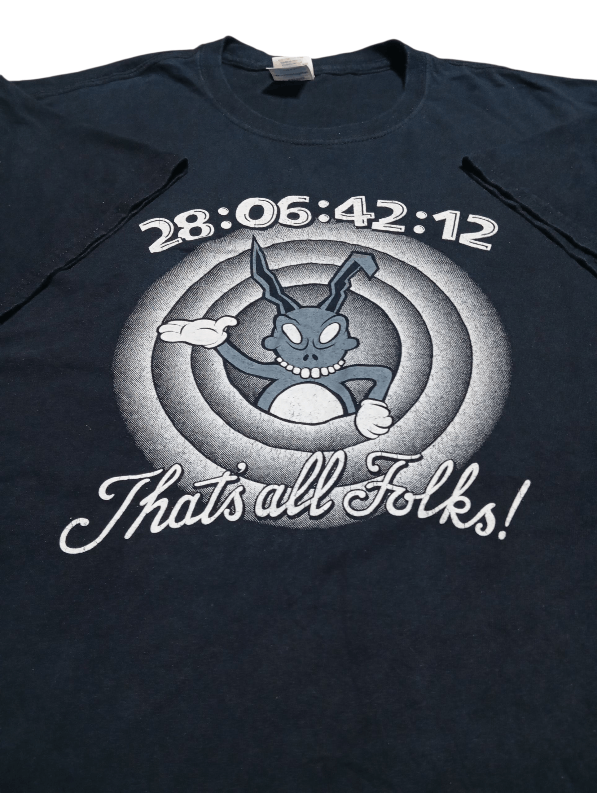 Gildan Donnie Darko "Frank Rabbit 28:06:42:12" Movie Promo Tee Size US XL / EU 56 / 4 - 2 Thumbnail