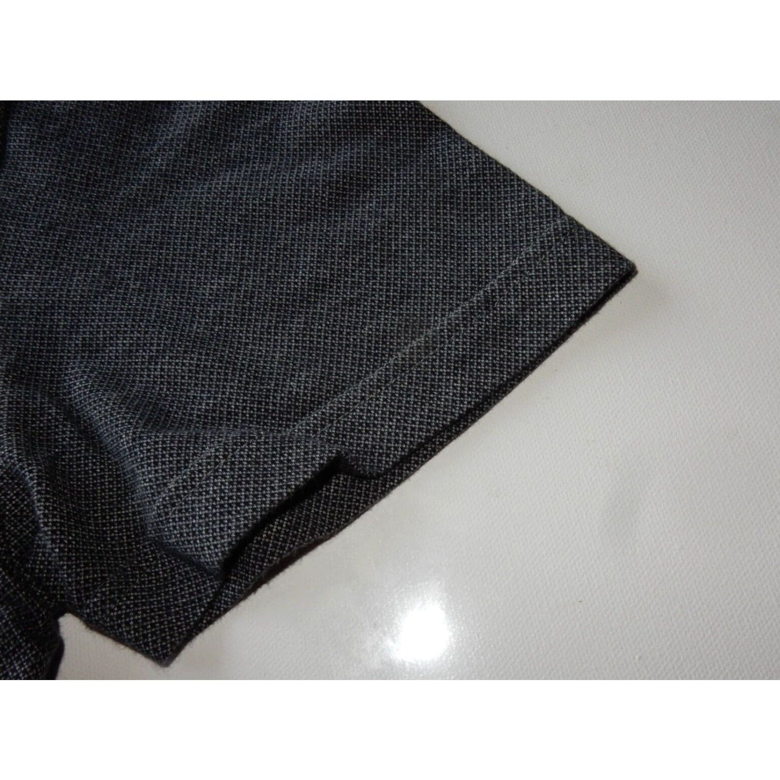 Banana Republic VINTAGE Banana Republic Men's Polo Shirt Short Sleeve Large Gray Cotton 90s Mens Size US L / EU 52-54 / 3 - 3 Thumbnail