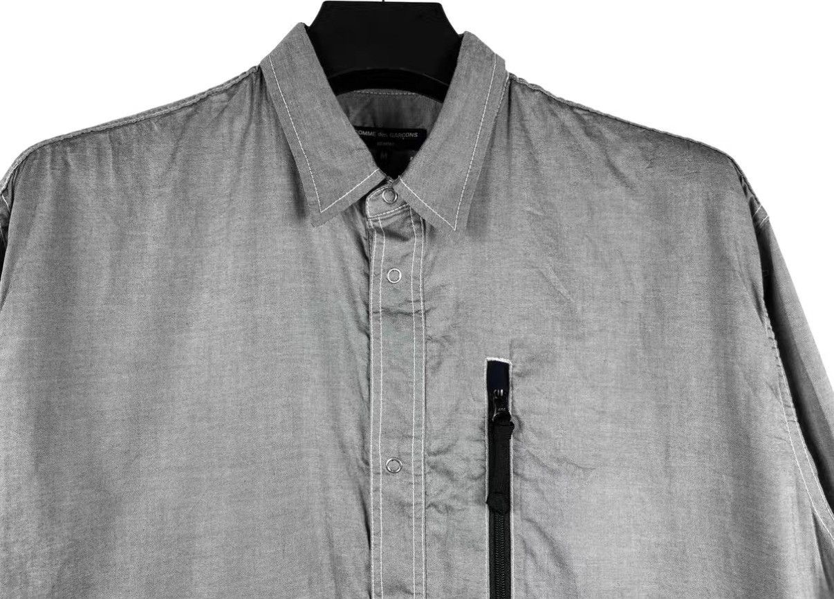 Comme des Garcons Homme COMME des GARÇONS HOMME CdG Color Block Zip Pocket Shirt J31 Size US M / EU 48-50 / 2 - 3 Thumbnail