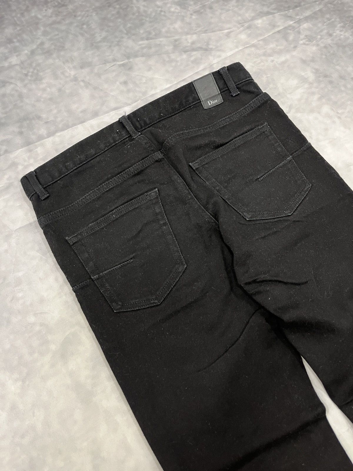 Dior SS18 Dior Homme Kris Van Assche Black 'SLIM 17.5' Denim Size US 30 / EU 46 - 14 Thumbnail