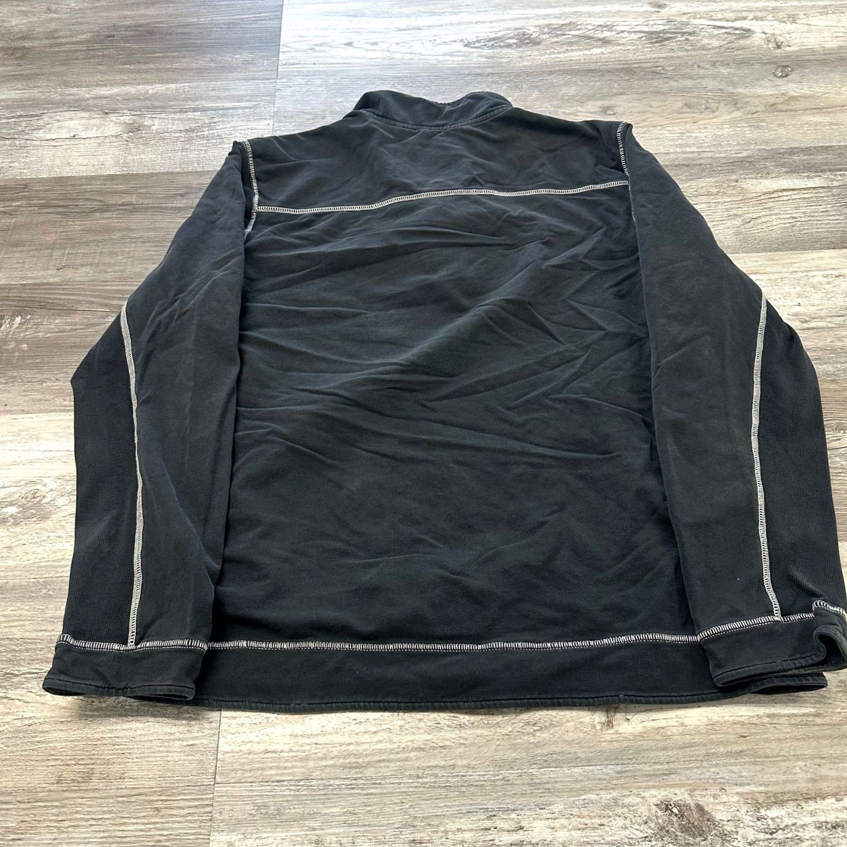 Tommy Bahama Tommy Bahama Island Modern Fit Black Mens XL 1/4 Zip Pullover Stretch Sweater Size US XL / EU 56 / 4 - 4 Thumbnail