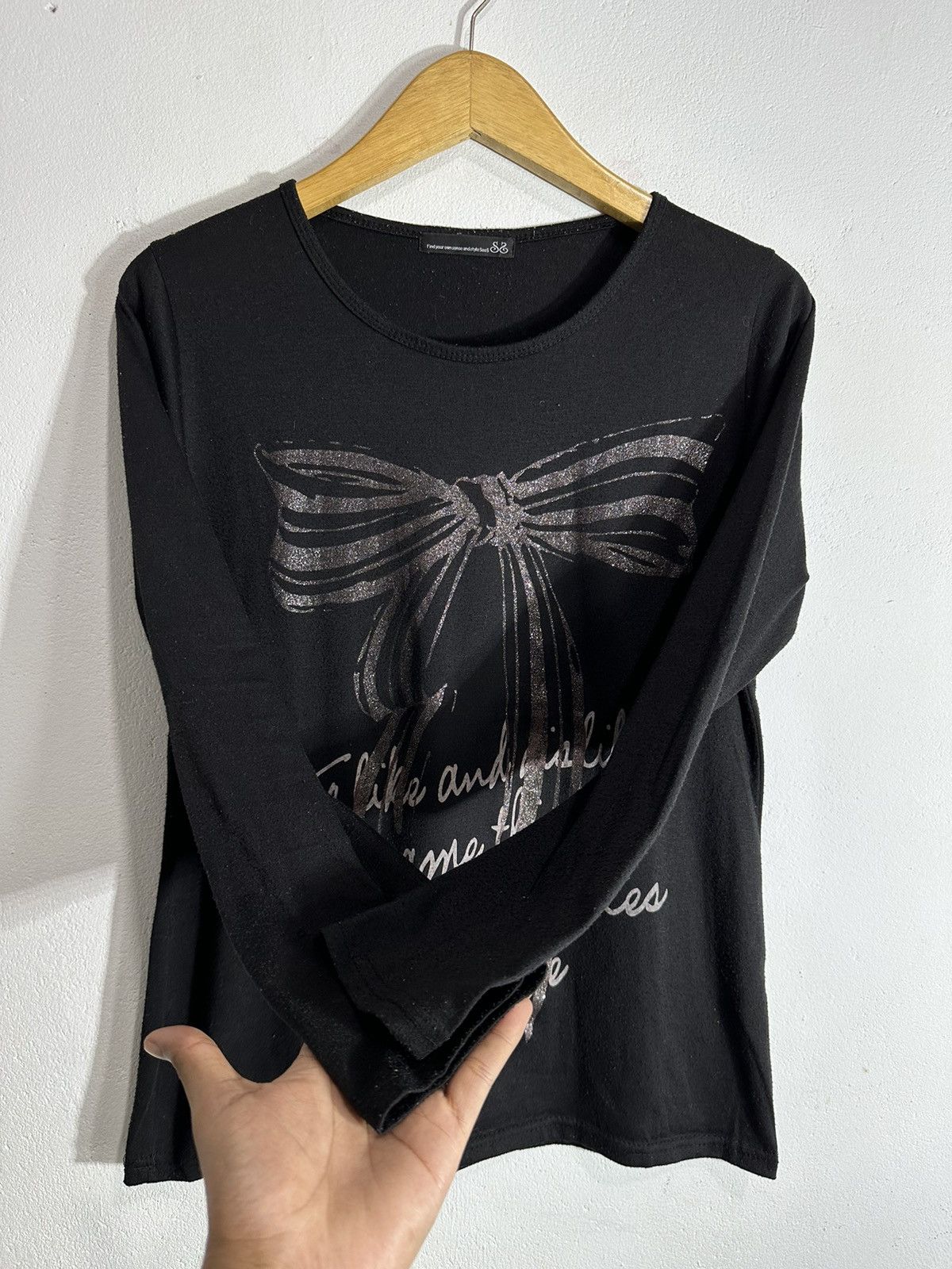 20471120 S2 QUOTES POEM LONG SLEEVE TEE IFSIXWASNINE LGB STYLE Size M / US 6-8 / IT 42-44 - 3 Thumbnail