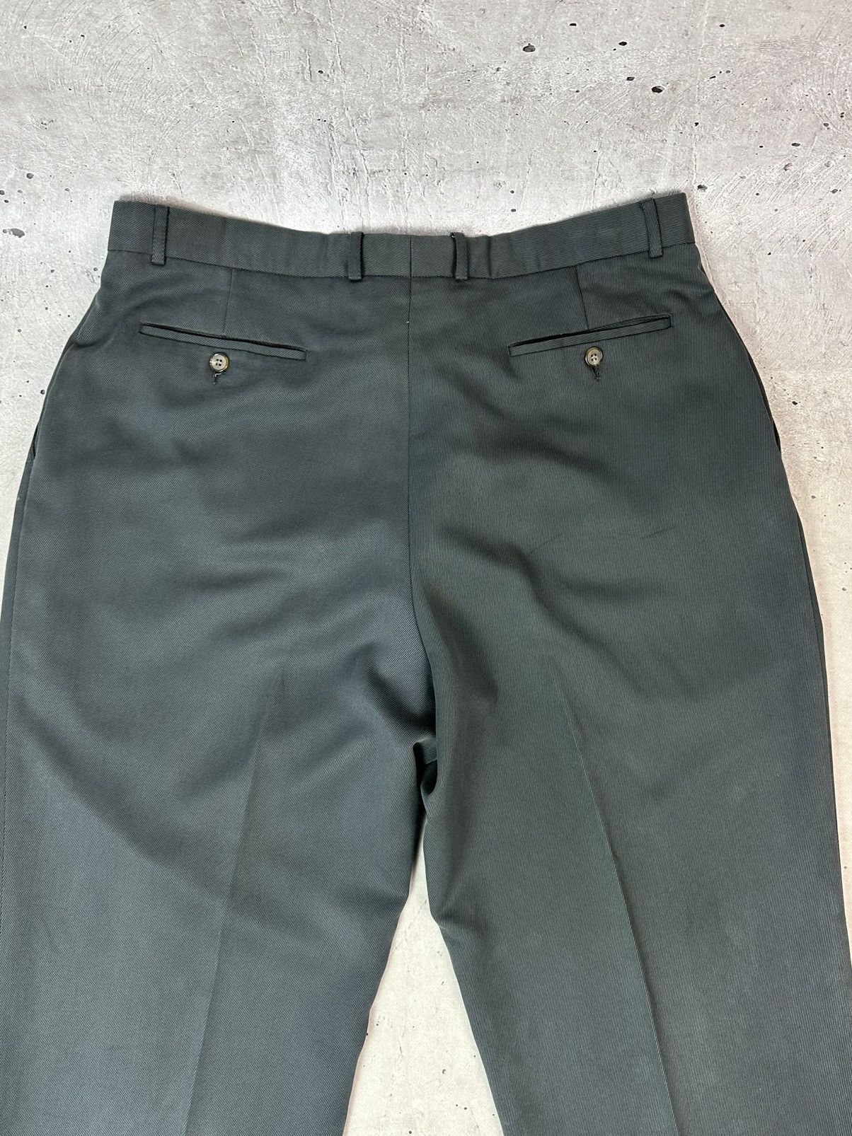Burberry Vintage Burberry Golf Straight Green-Grey Rayon Chino Pants Size US 38 / EU 54 - 10 Thumbnail