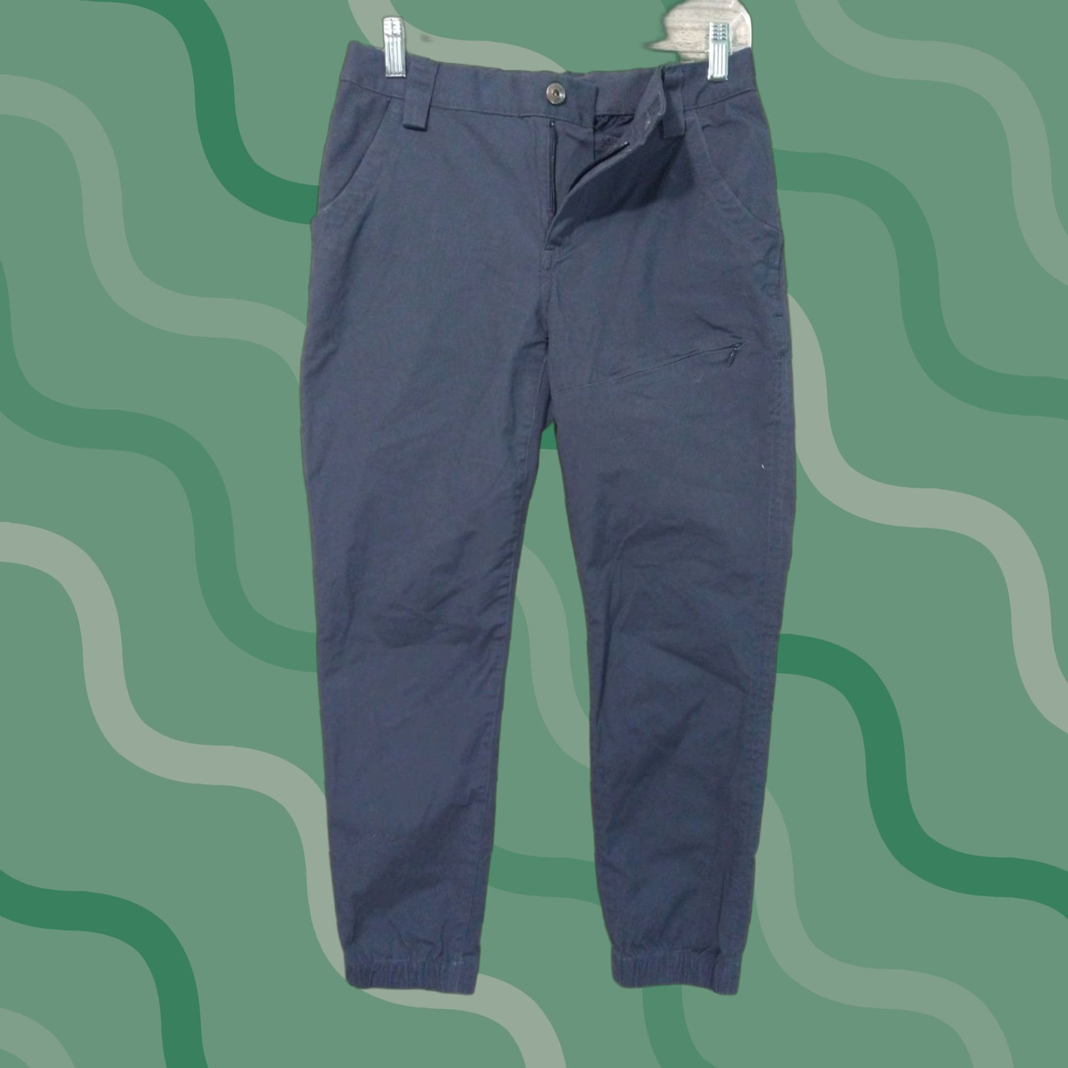 Duluth Trading Company Duluth Trading Womens 4 Navy Blue Rootstock Gardening Joggers Mid Rise Stretch Size 27" / US 4 / IT 40 - 1 Thumbnail