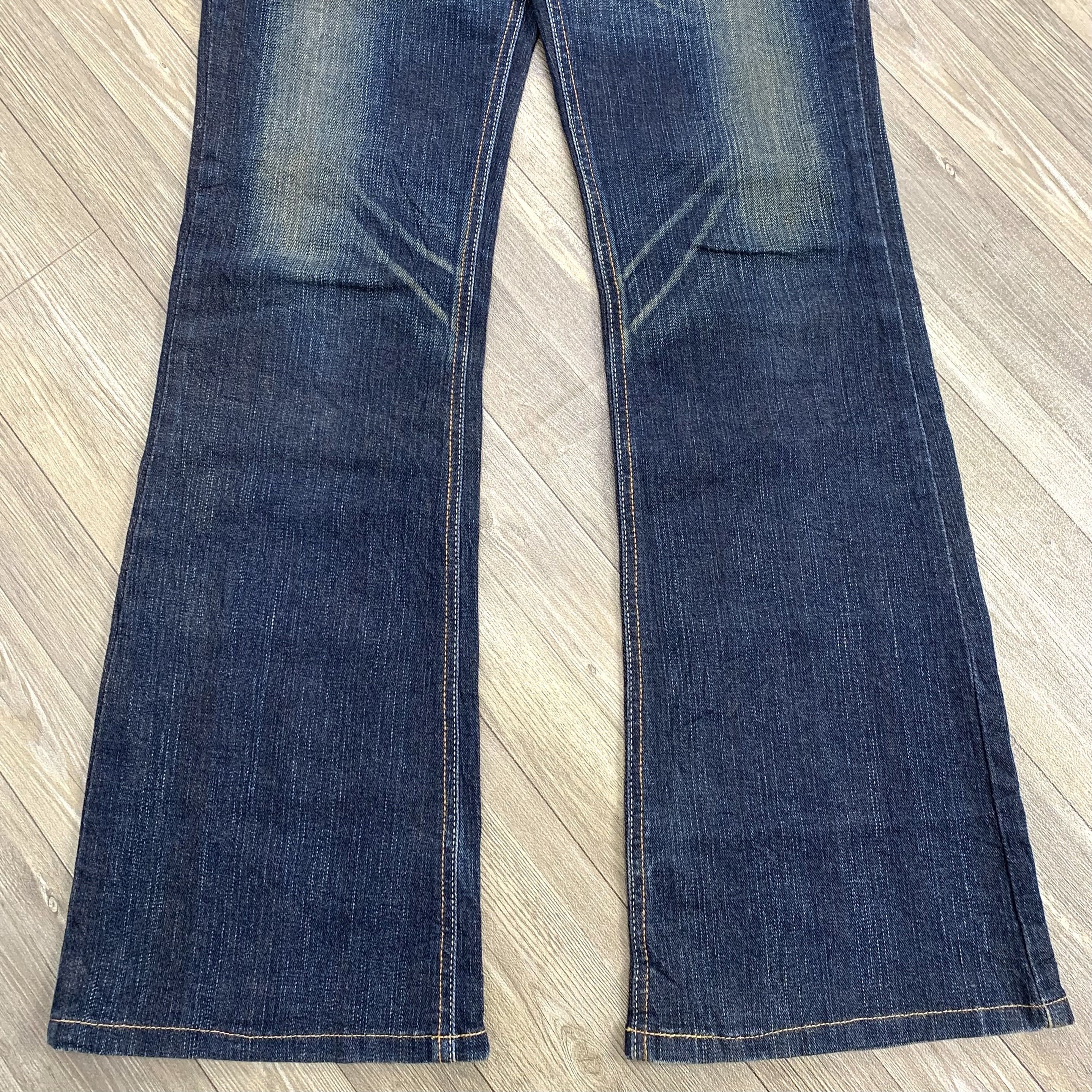 If Six Was Nine Edwin Something Bootcut Flared Jeans Lgb Gothic Style Size US 30 / EU 46 - 2 Thumbnail