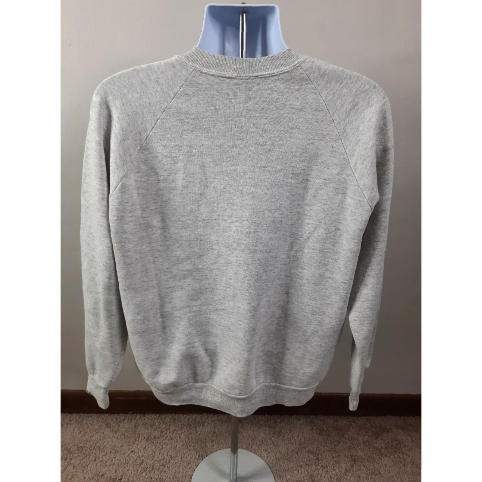 Jerzees VINTAGE Jerzees Raglan Sweatshirt Gray Washington Island 90s Large Unisex Adults Long Sleeve Crew Neck Sweatshirt Mens Womens Size US L / EU 52-54 / 3 - 7 Thumbnail